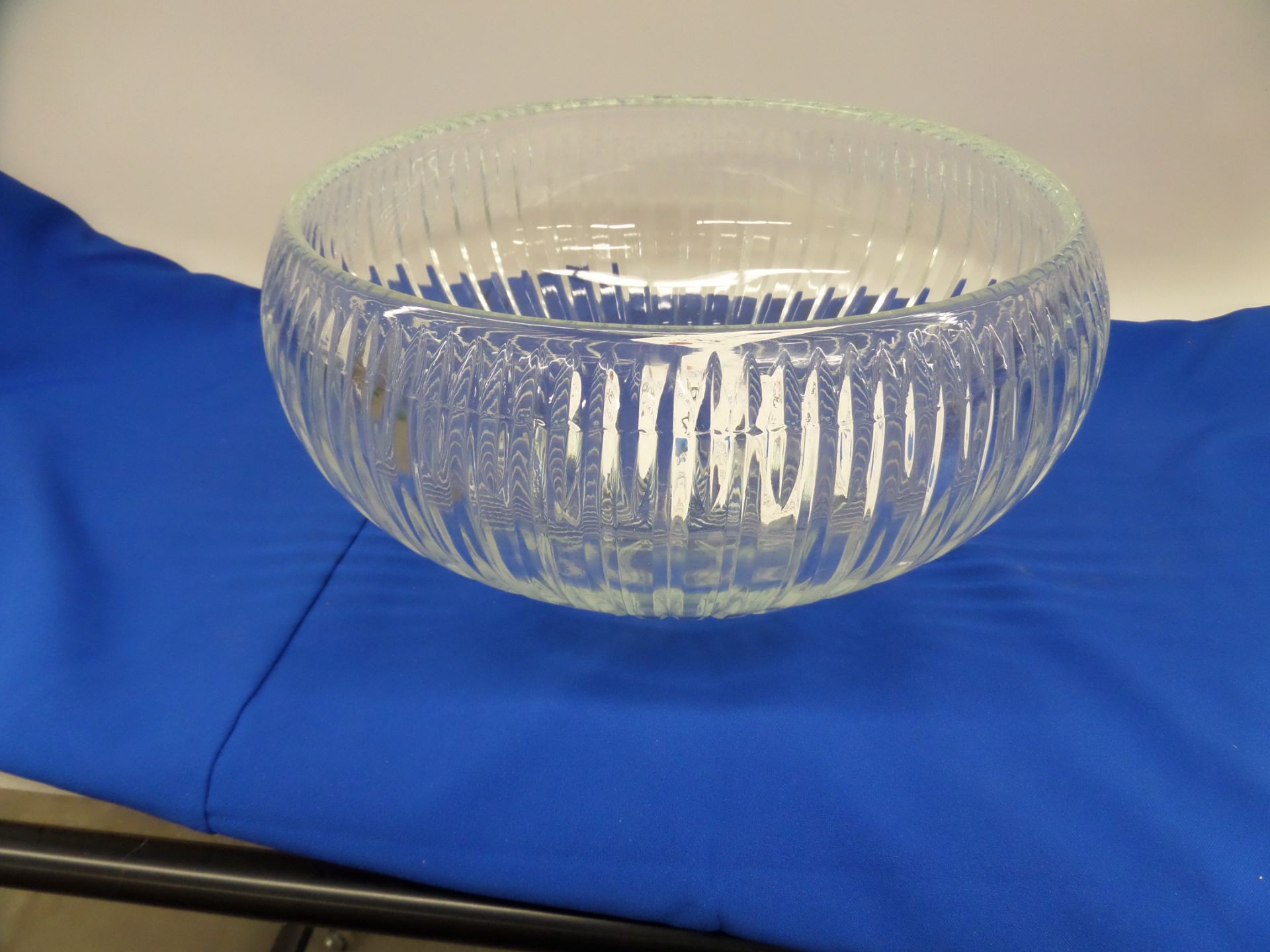 (3) 11" Glass Punch Bowls