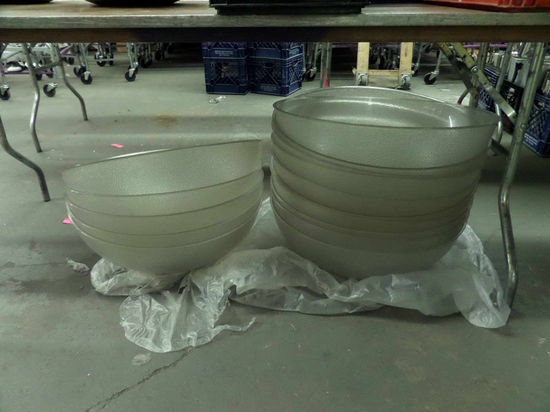 (15) 23" Plastic Bowls