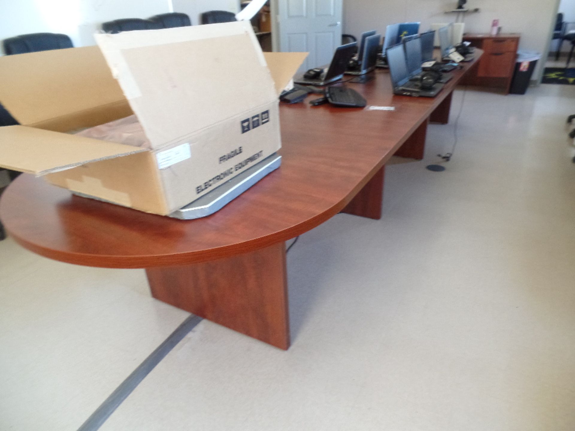3-Section, 16' Formica Top Conference Table