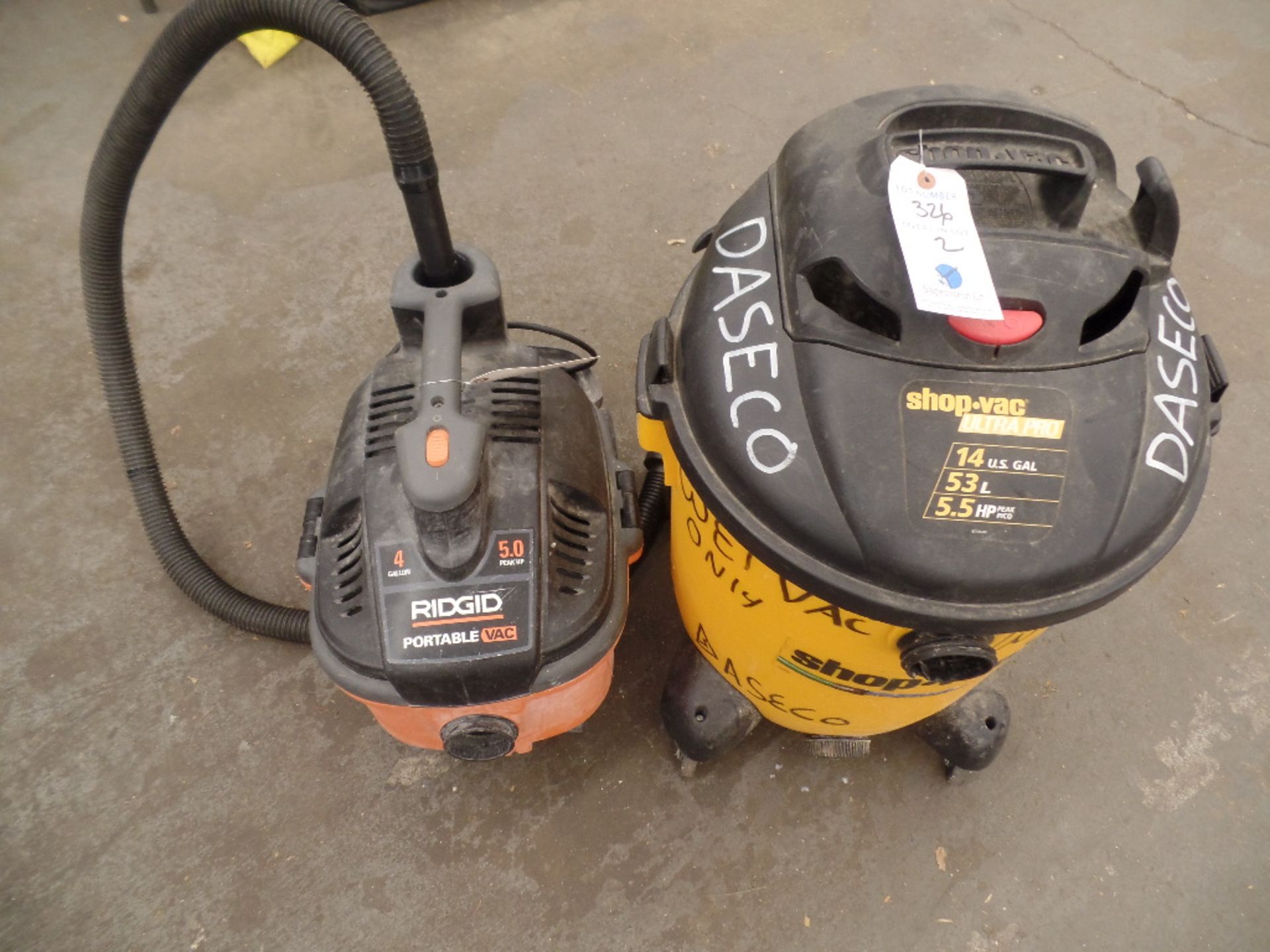 (2) Asst. Vacuums