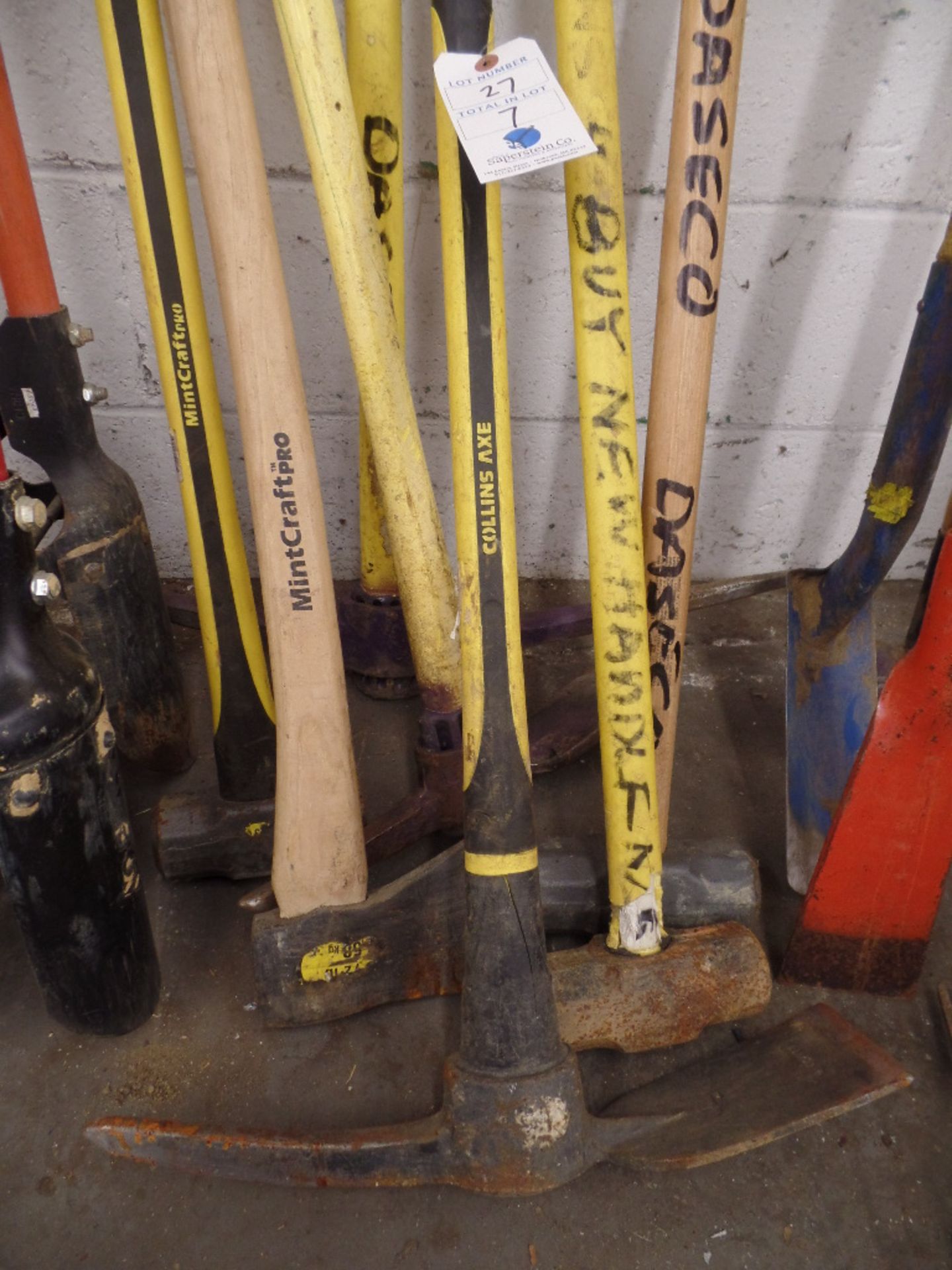 (7) Asst. Sledges, Axes, & Etc. - Image 2 of 2