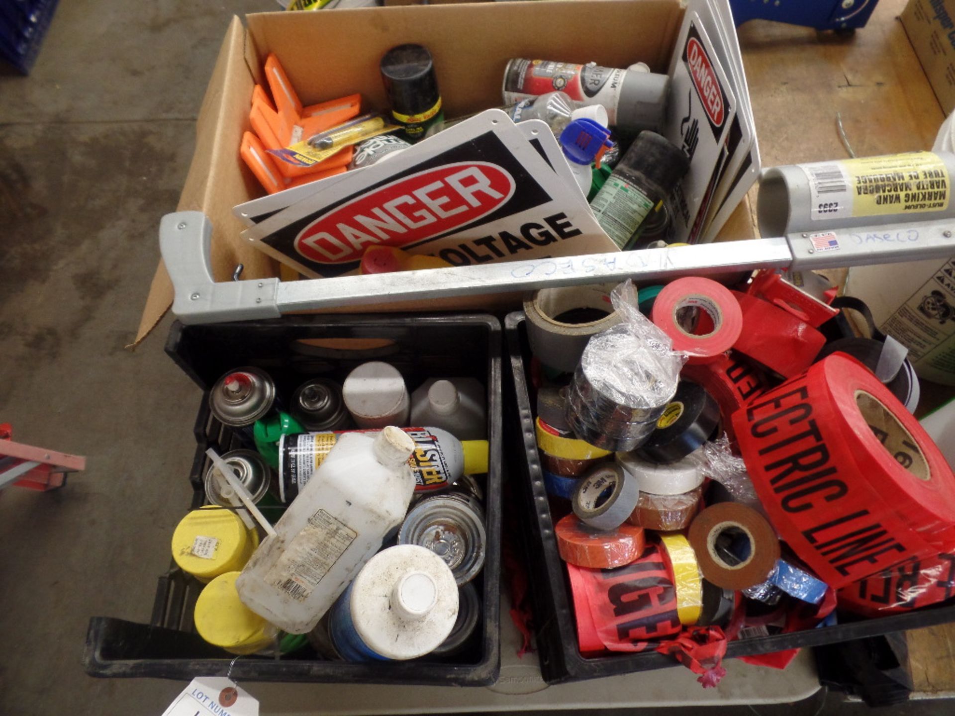 {LOT} Tape, Solvent, Etc.