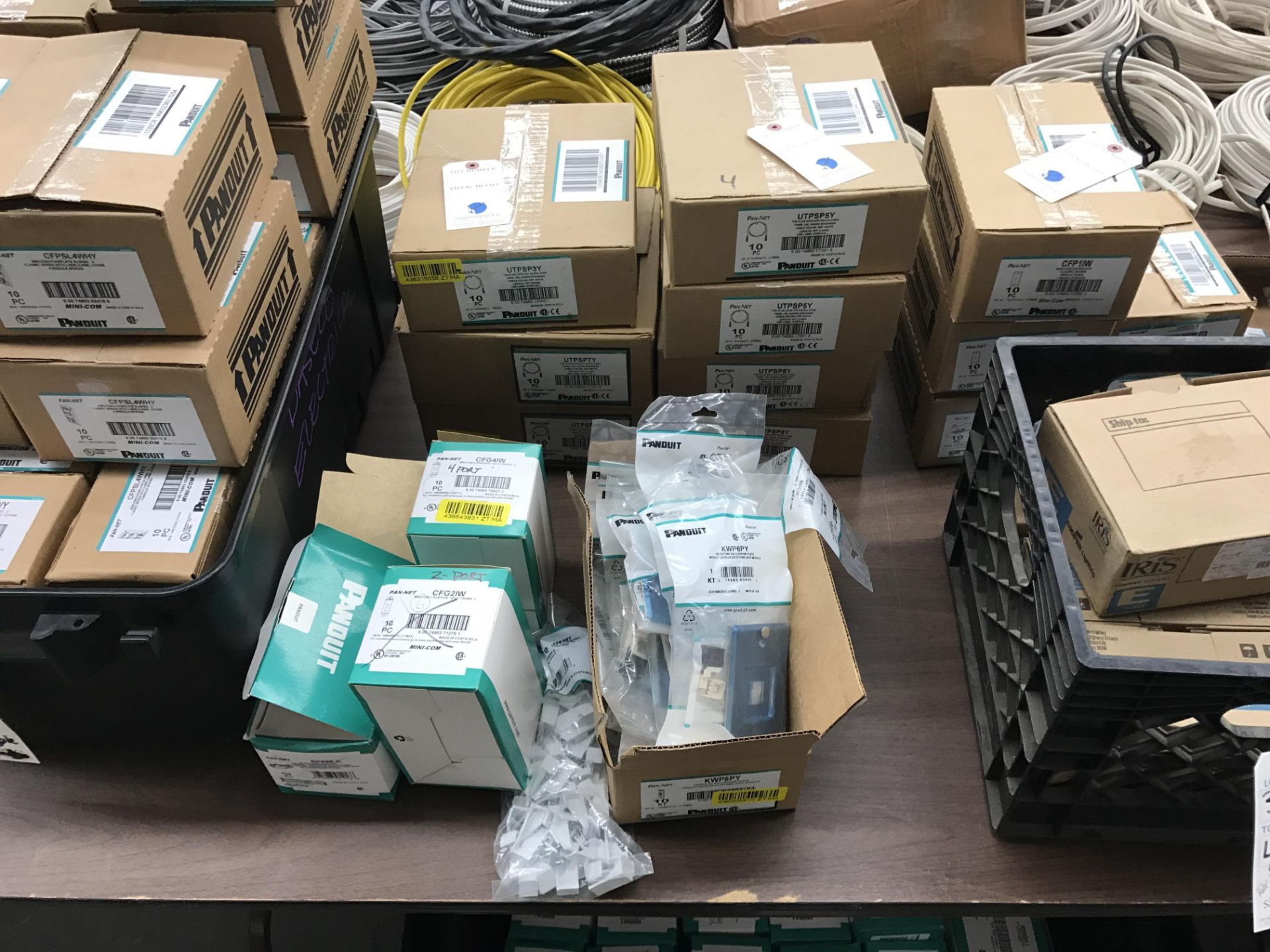 {LOT} Panduit Electrical Accessories c/o: See Description