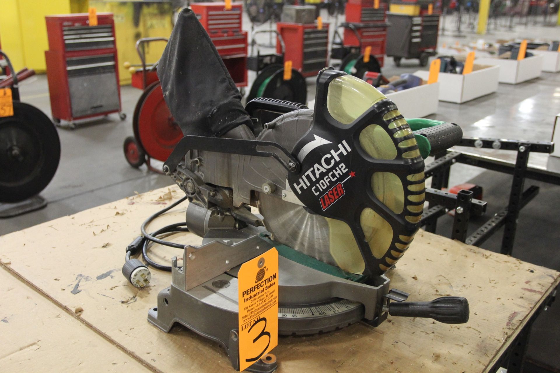 Hitachi C10FCH2 Laser 10" Compound Miter Saw, s/n C571444