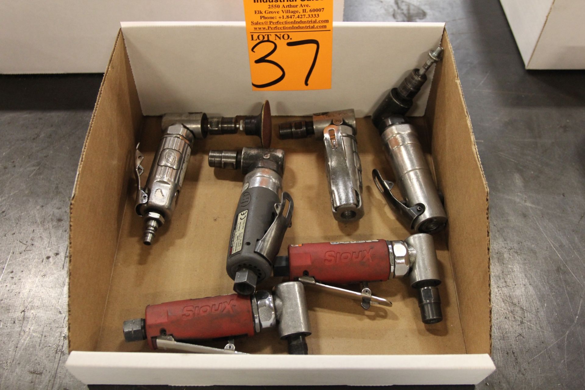 Lot of (5) Pneumatic Die Grinders, Assorted Makes