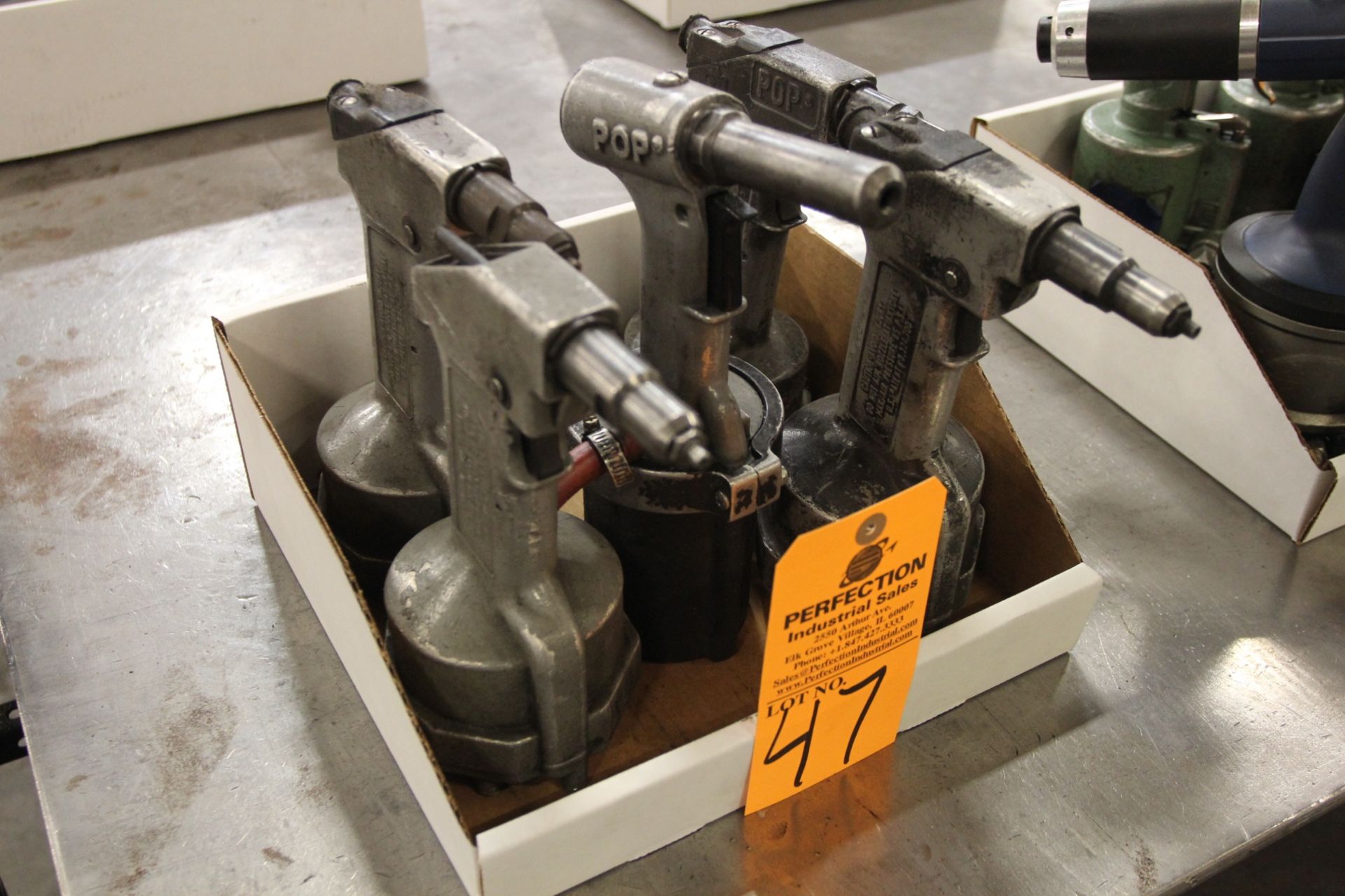 Lot of (5) Pneumatic Rivet Guns