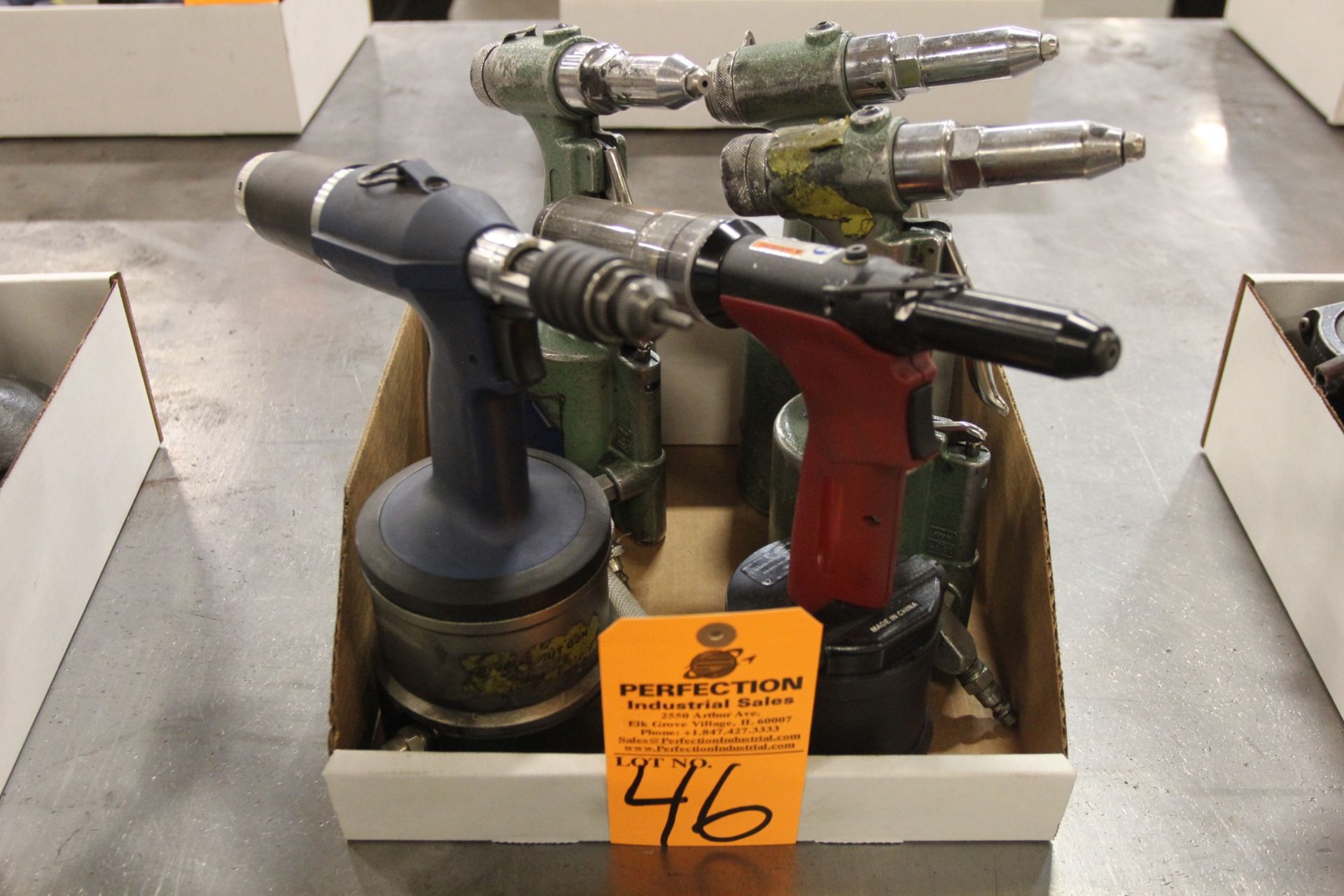 Lot of (5) Pneumatic Rivet Guns