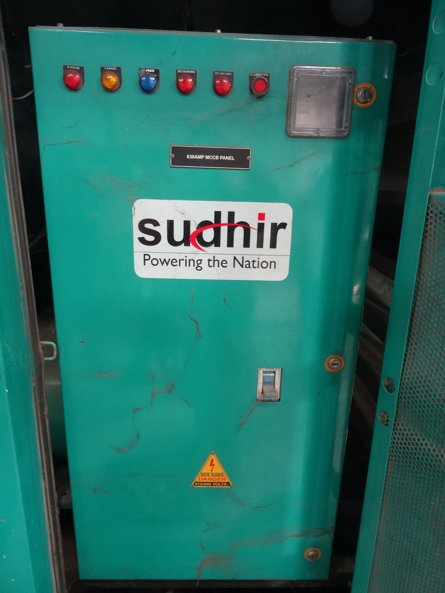 SUDHIR CS380D5P Generator, s/n 100911076772, Cummins Engine (Nalagarh) - Image 5 of 10