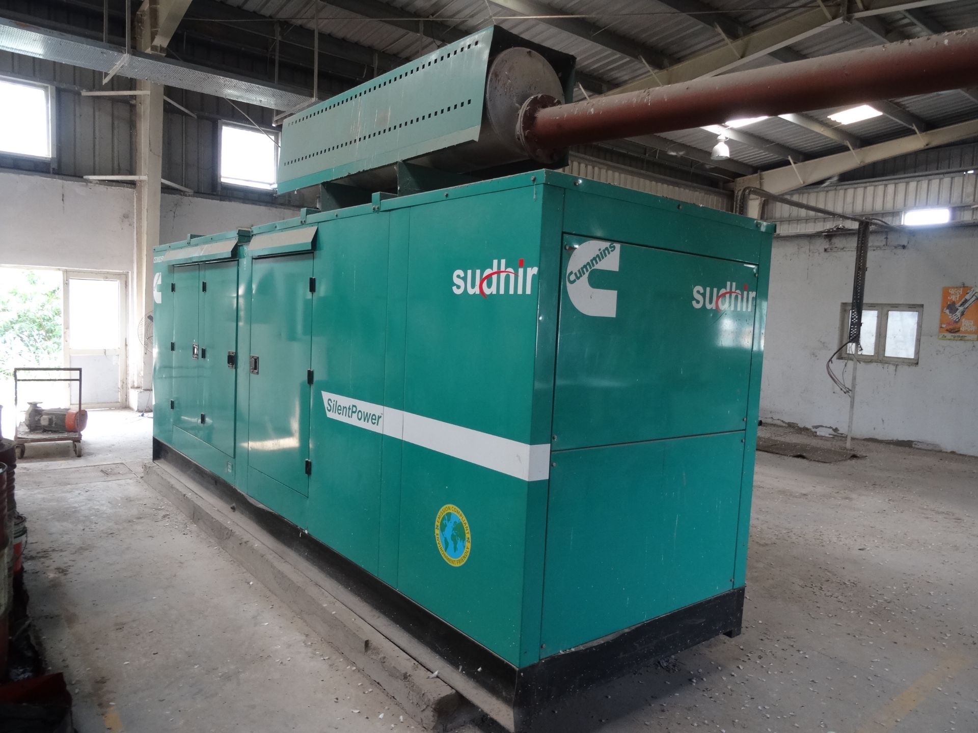 SUDHIR CS380D5P Generator, s/n 100911076772, Cummins Engine (Nalagarh) - Image 3 of 10