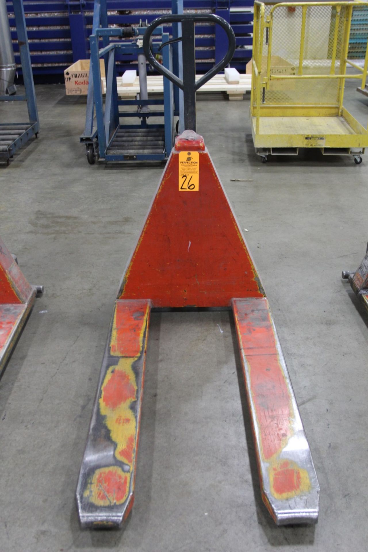 Raymond RTMX 27 X 45 2200 Lb Pallet Jack, s/n 7222451139