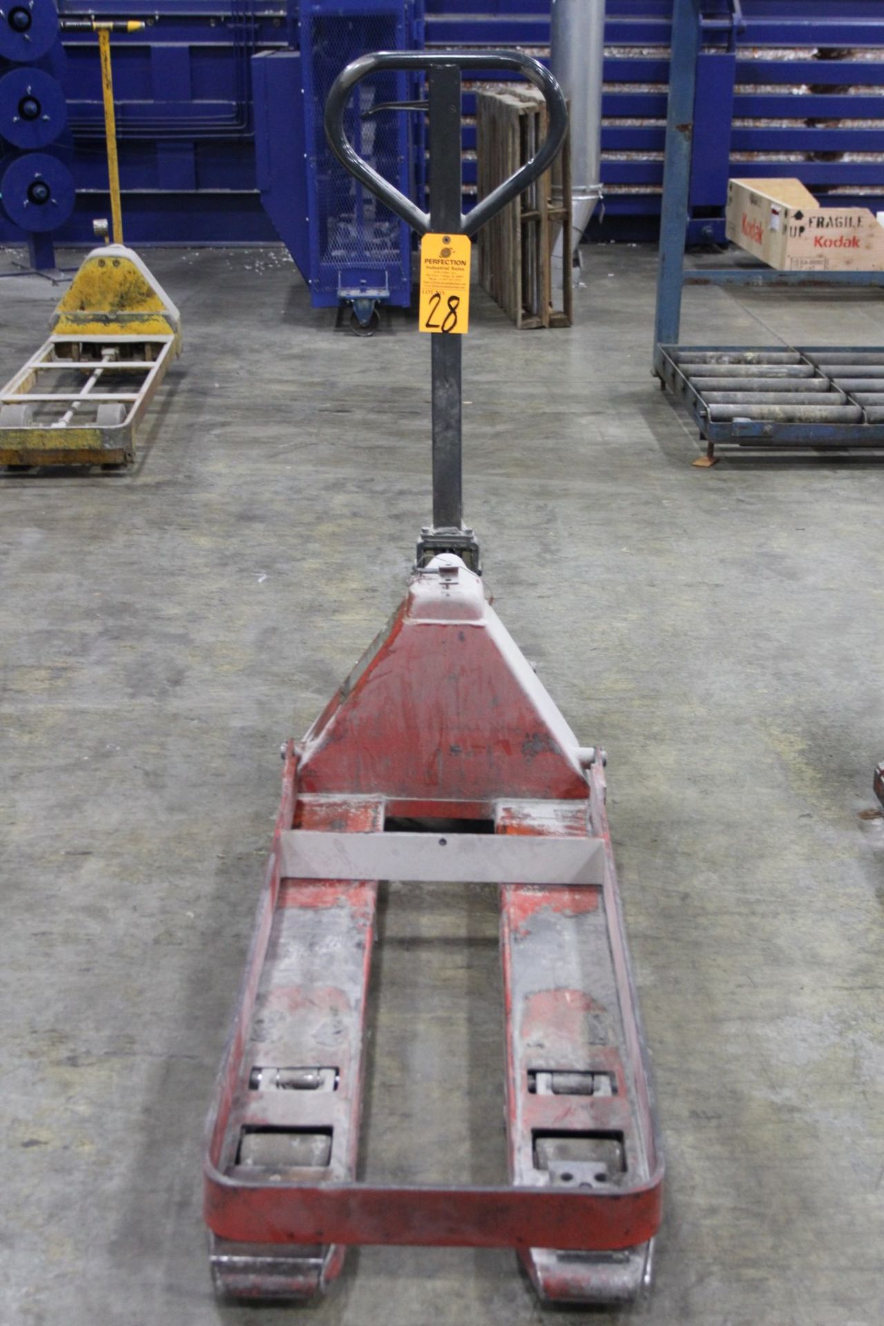 Raymond RTM 20 x 42 5500 Lb Pallet Jack, s/n 7120443189