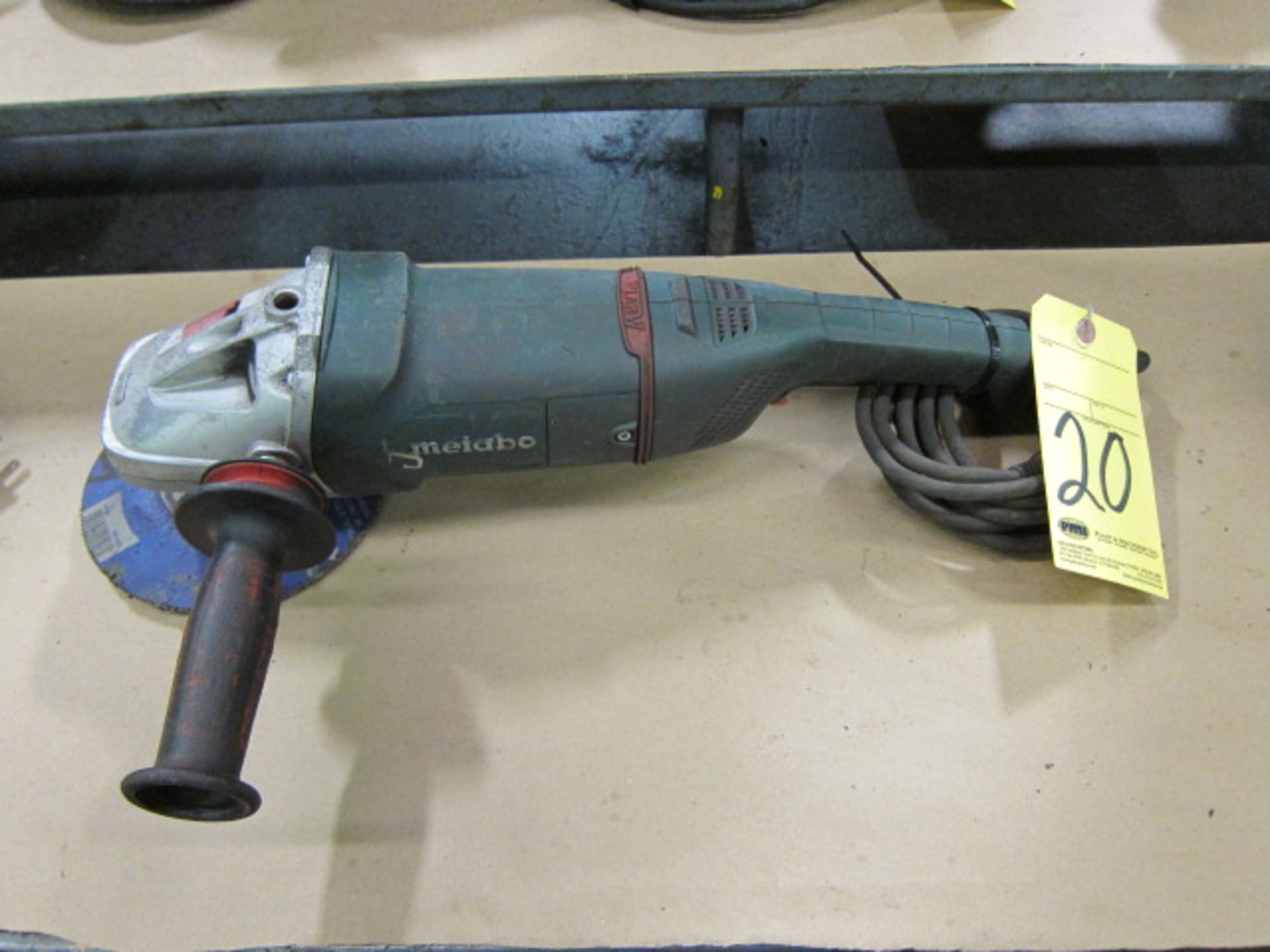 ANGLE DISC GRINDER, METABO 7"