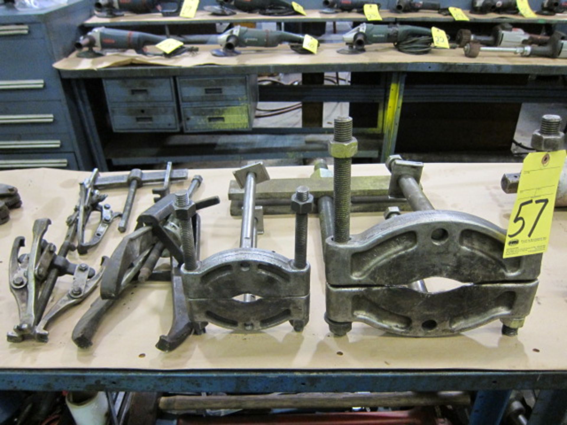 LOT OF WHEEL PULLERS, assorted