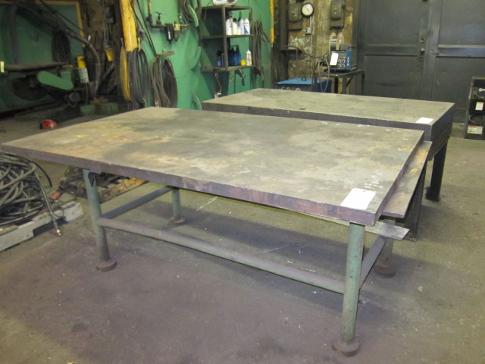 STEEL TABLE, 48" x 78" x 2"