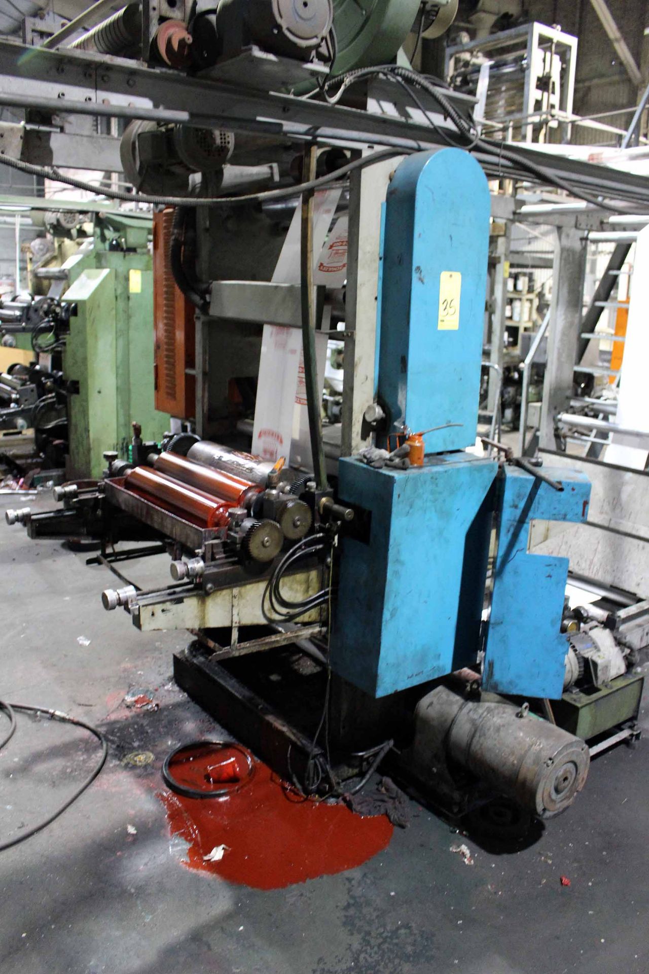 BLOWN FILM BAG EXTRUSION LINE NO. 7 COMPONENTS, consisting of: Hon-Jin Mdl. HJ-2001-500 2-color