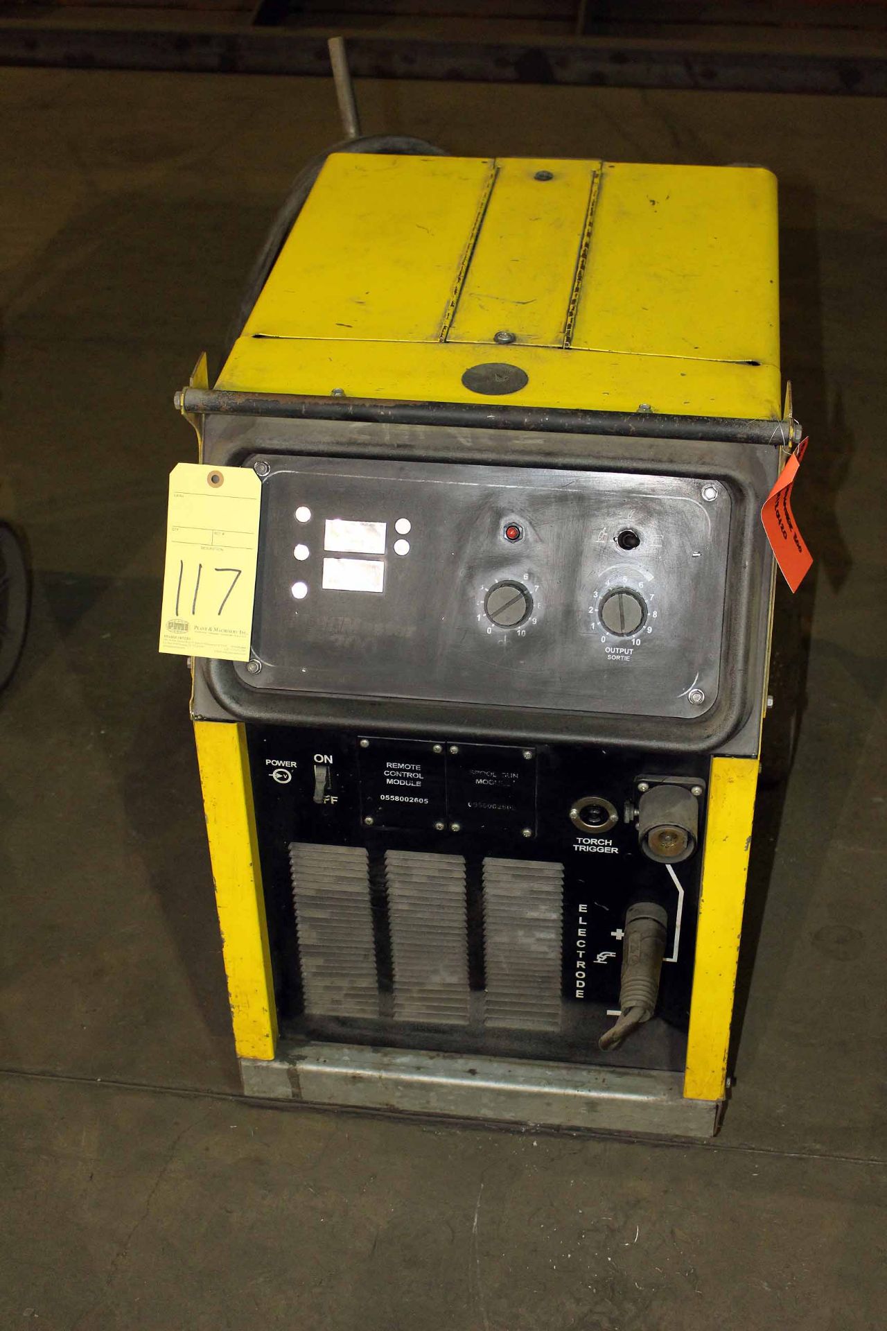 MIG WELDER, ESAB MDL. MULTI-MASTER 300, 260 amps @ 27 v., 50% duty cycle, 200 amps @ 24 v., 100%