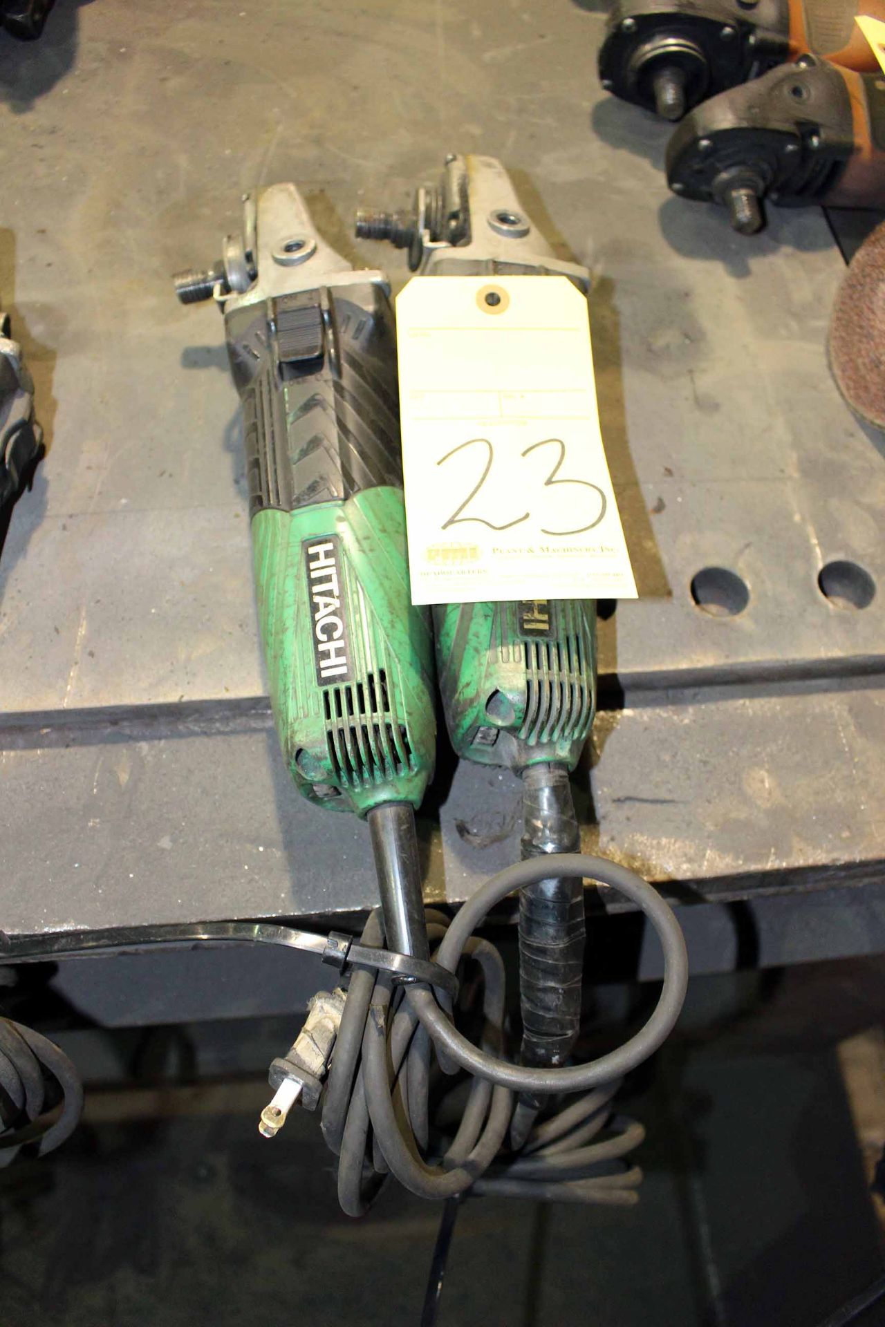 LOT OF ELECTRIC ANGLE GRINDERS, 4"