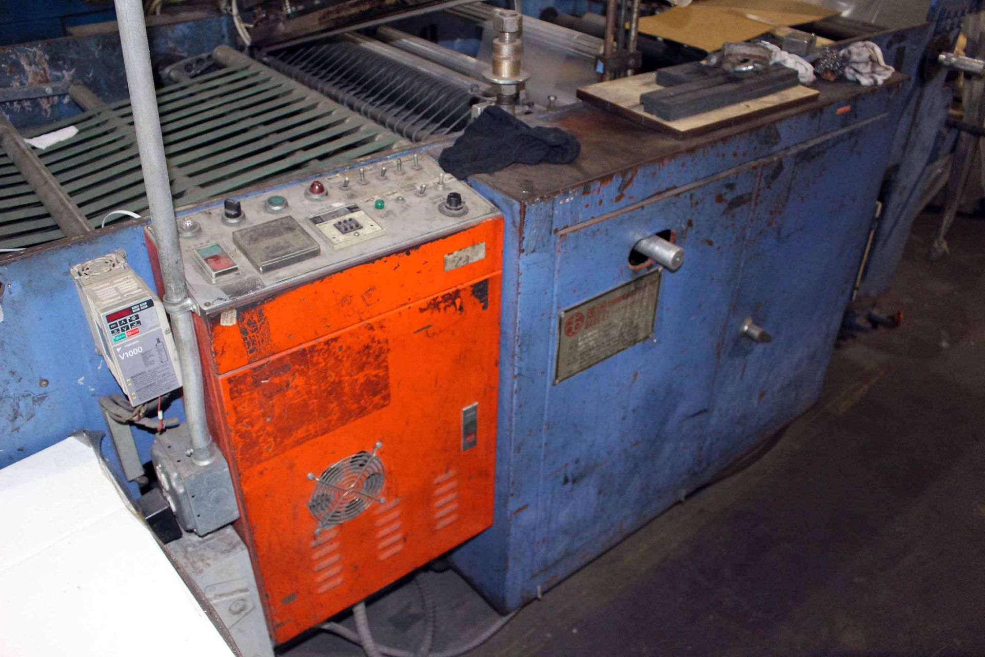 SIDE/WELD MACHINE, DARE ET MDL. EV-32X50, new 1995, print sensor, S/N 320409410 (Line #3) - Image 4 of 4