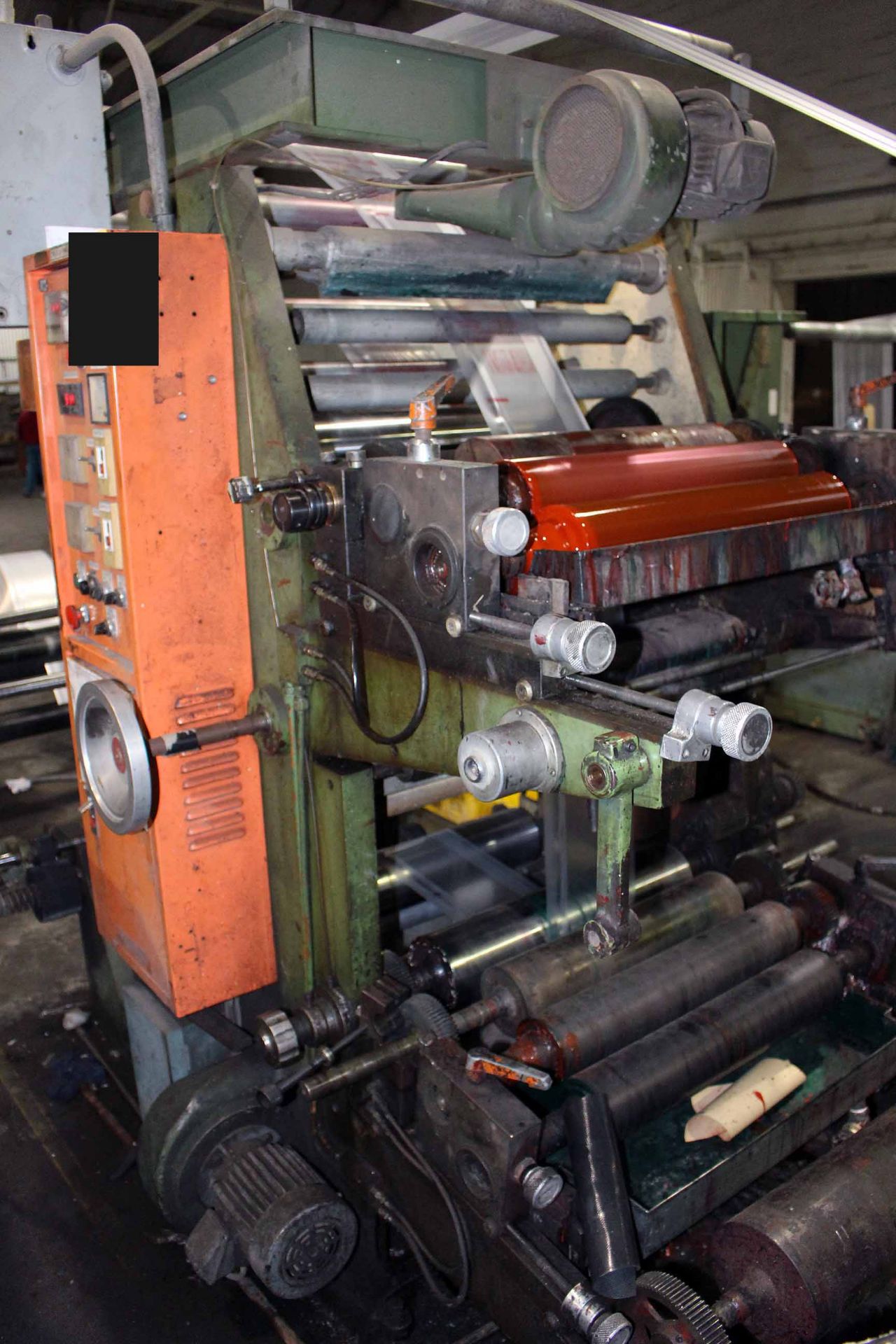 BLOWN FILM BAG EXTRUSION LINE WITH 2-COLOR PRINTER, consisting of: Ilie Machinery Mdl. EPDH55 - Image 4 of 6