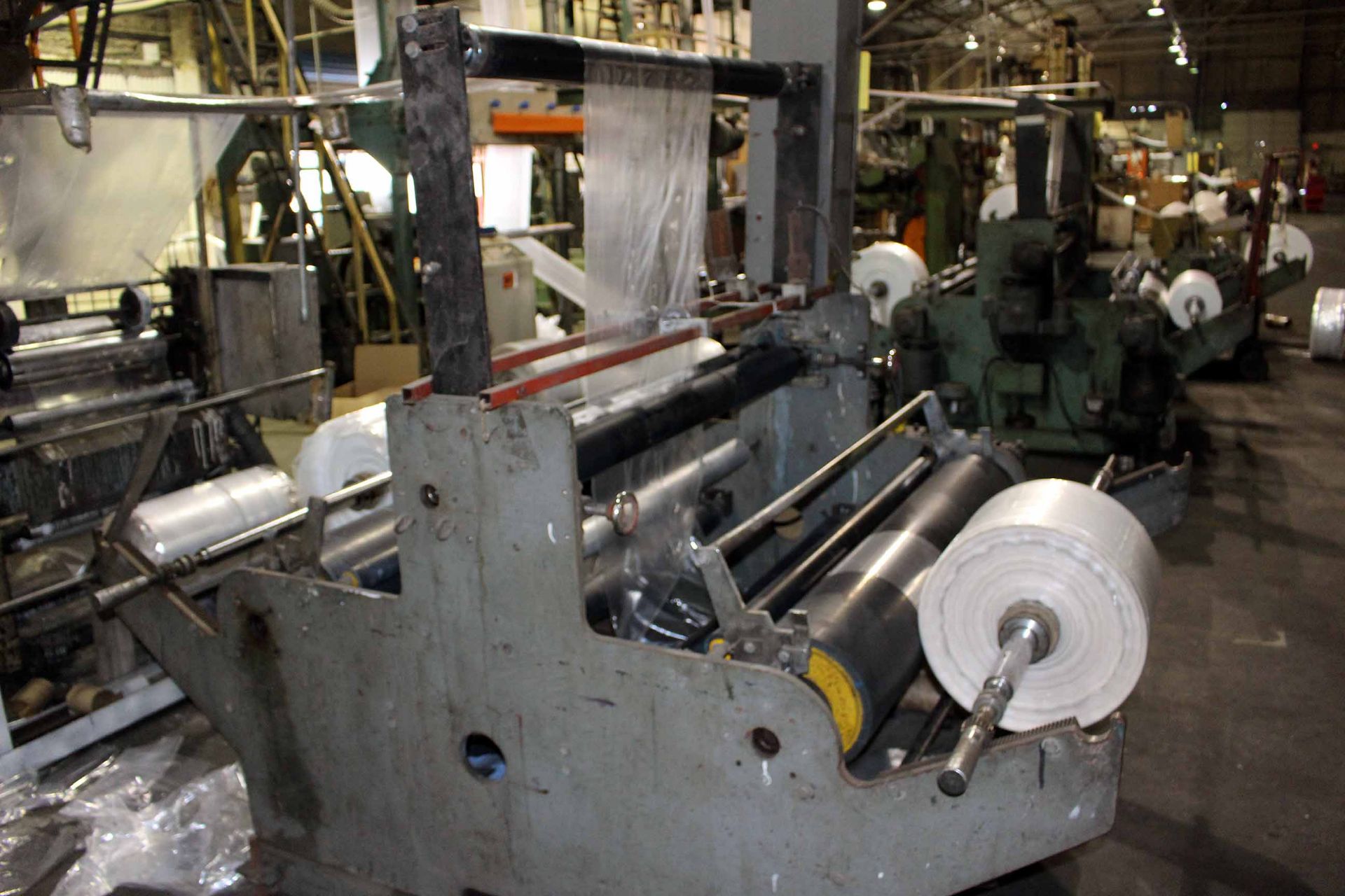 BLOWN FILM BAG EXTRUSION LINE WITH 1-COLOR PRINTER; consisting of: Ilie Machinery Mdl. EP-LA55 - Image 6 of 8