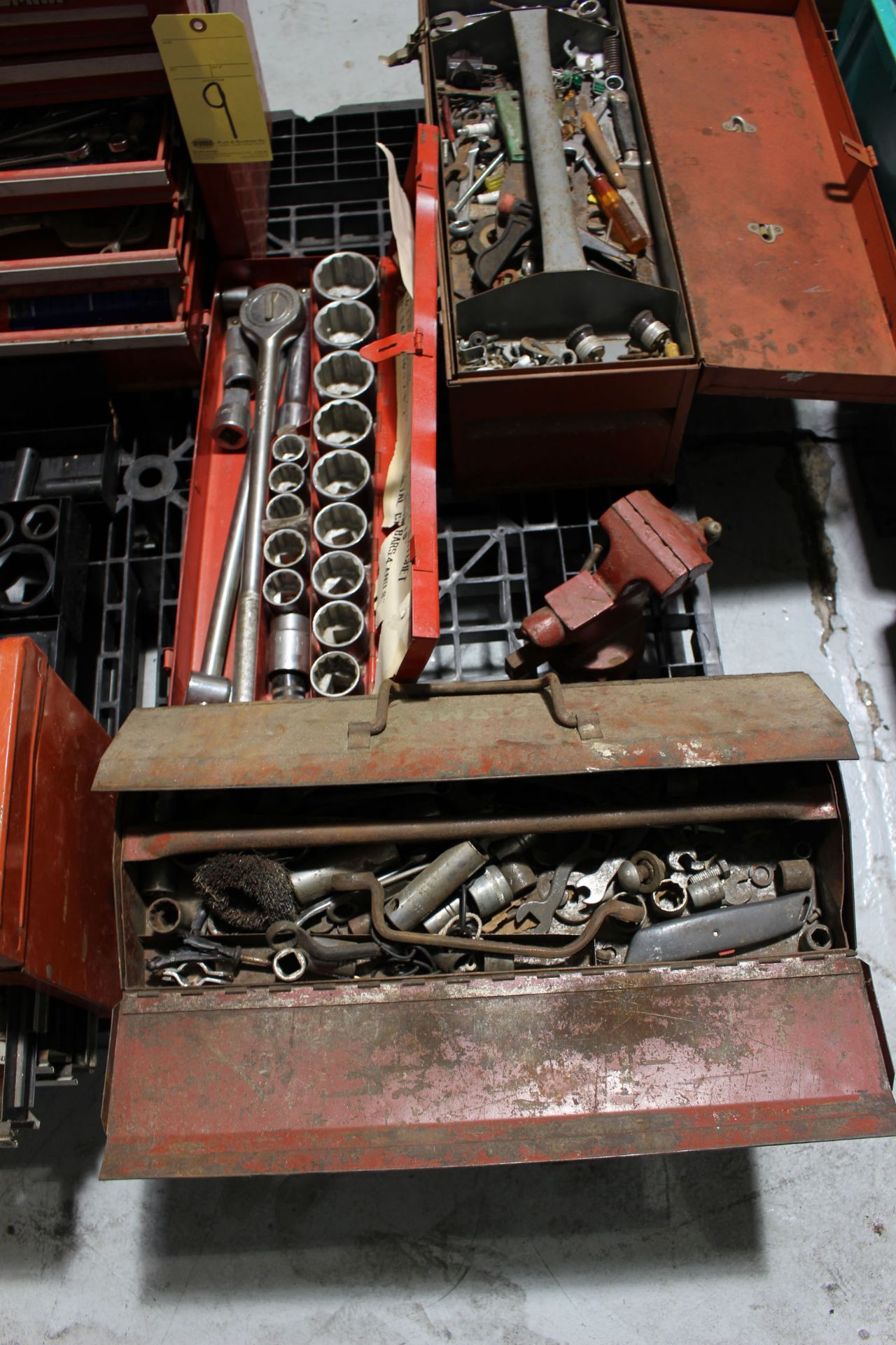 LOT OF TOOLBOXES, w/wrenches, sockets, etc. - Image 2 of 4