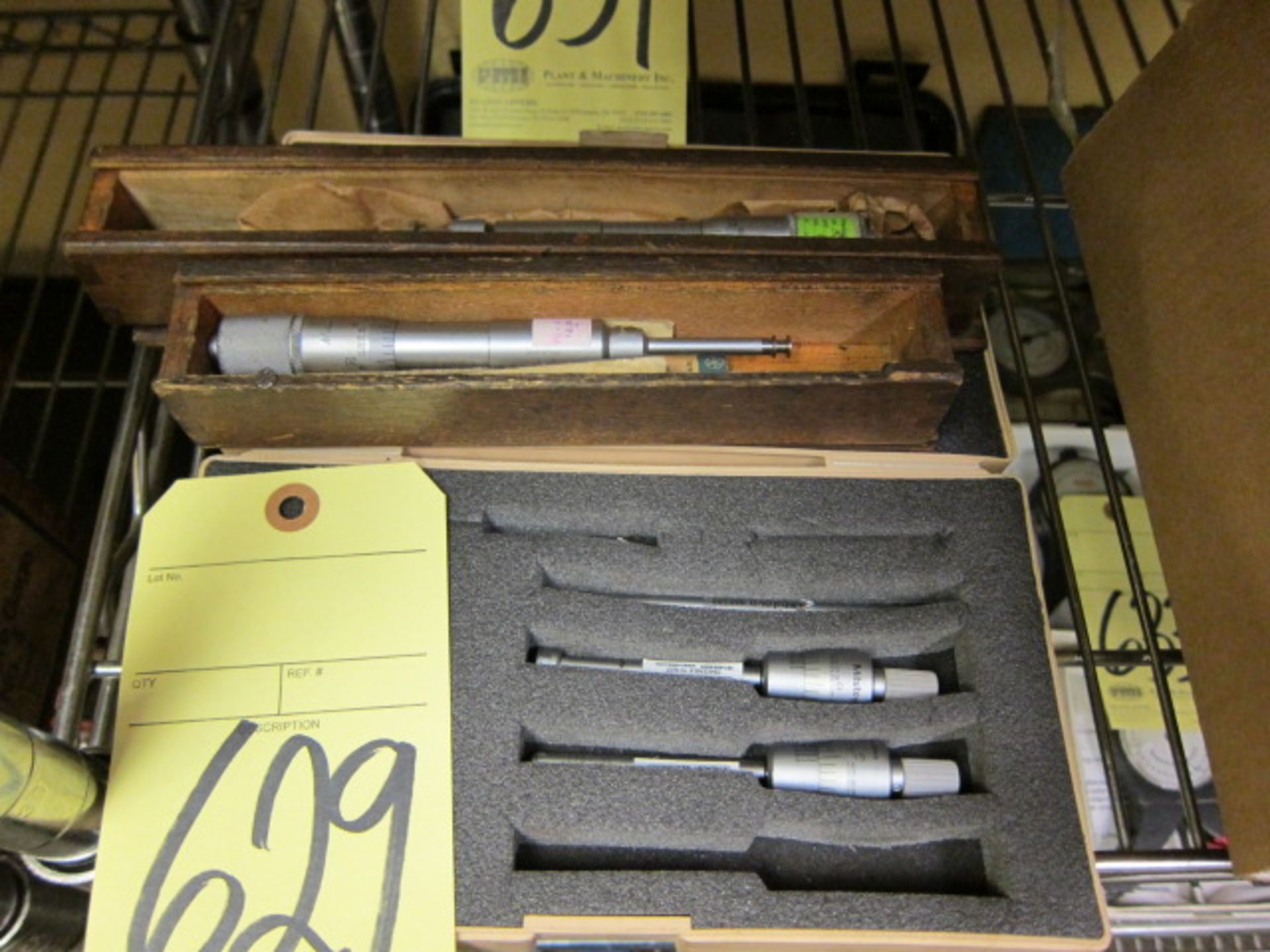 LOT OF HOLE MICROMETERS (4)