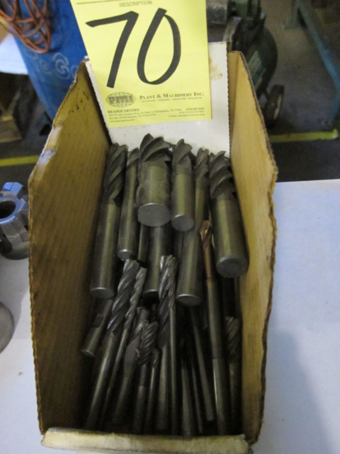 LOT OF CARBIDE ENDMILLS (in one box)