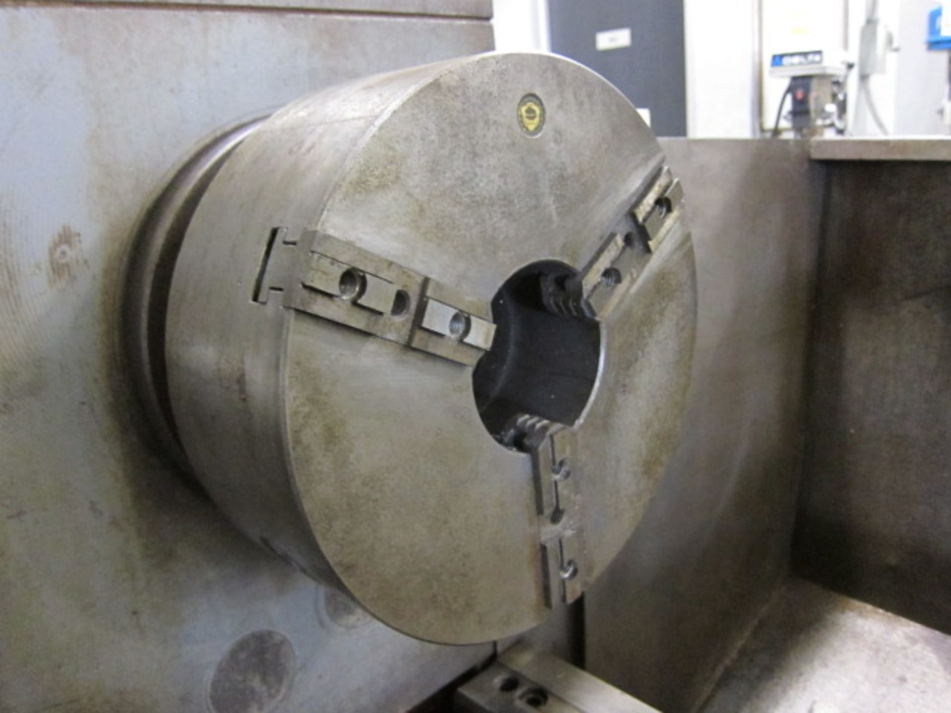 ENGINE LATHE, SUMMIT 28" X 120", 4-1/4" spdl. hole, spds: 16-1250 RPM, taper attach, 2-axis D.R. - Image 2 of 9