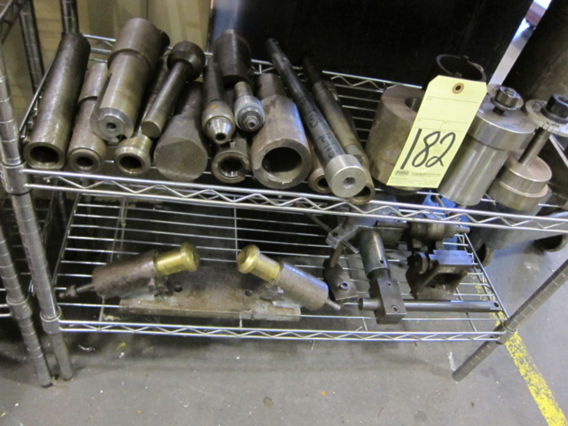 LOT OF TOOLING, assorted (on two shelves)