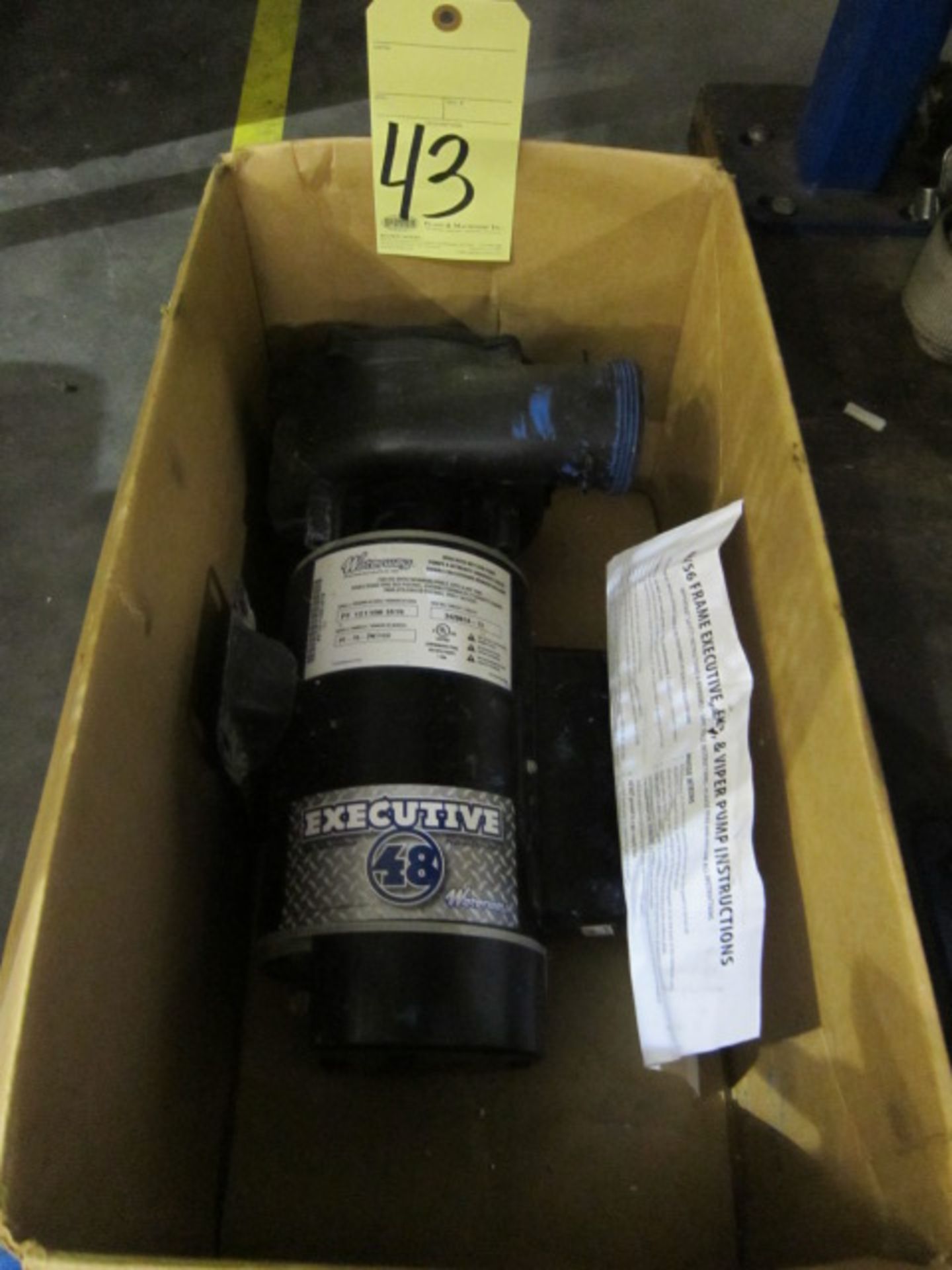 ELECTRIC PUMP, EXECUTIVE MDL. PF-15-2N11C4