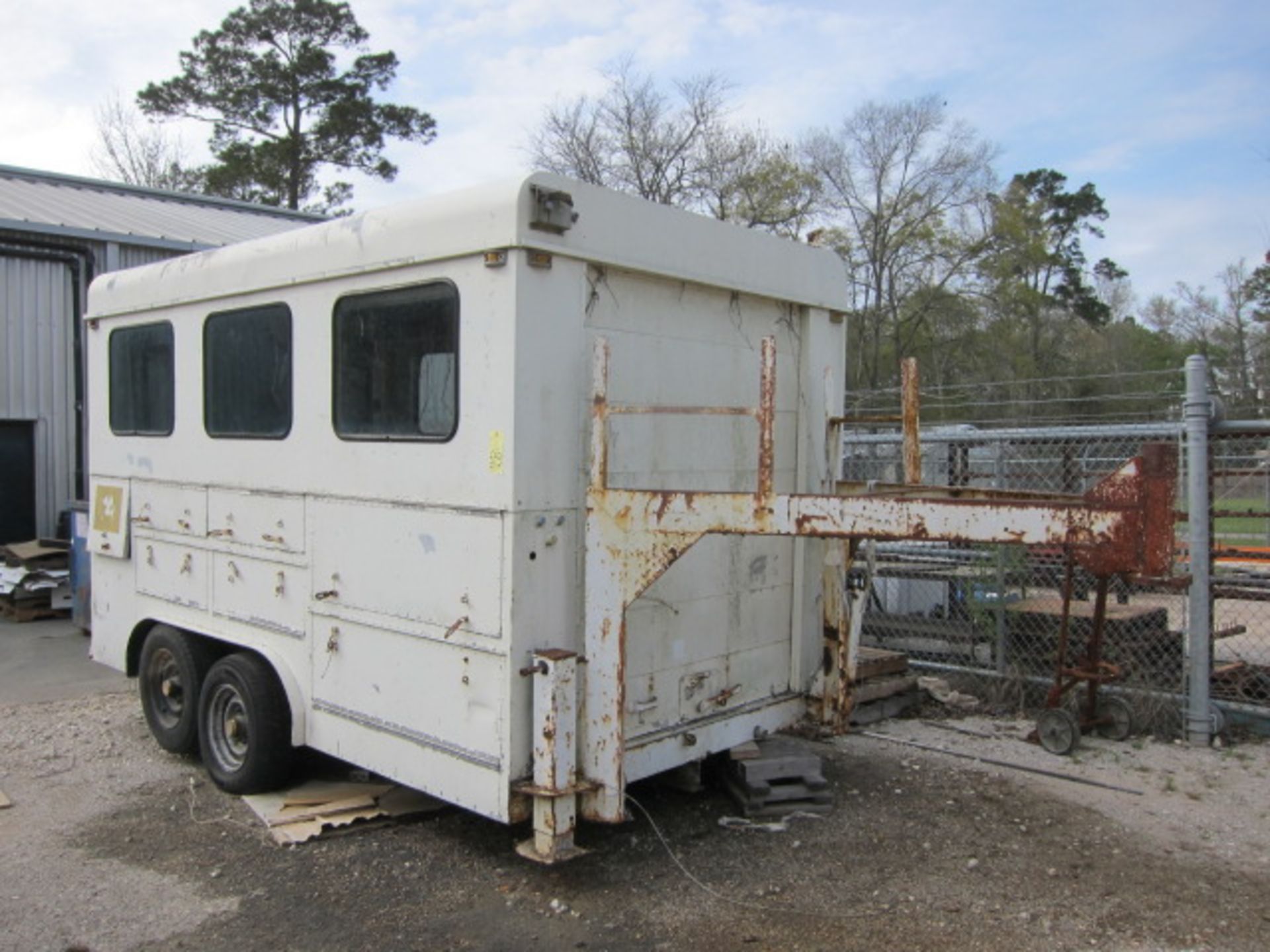 GOOSENECK TRAILER, 13'L.