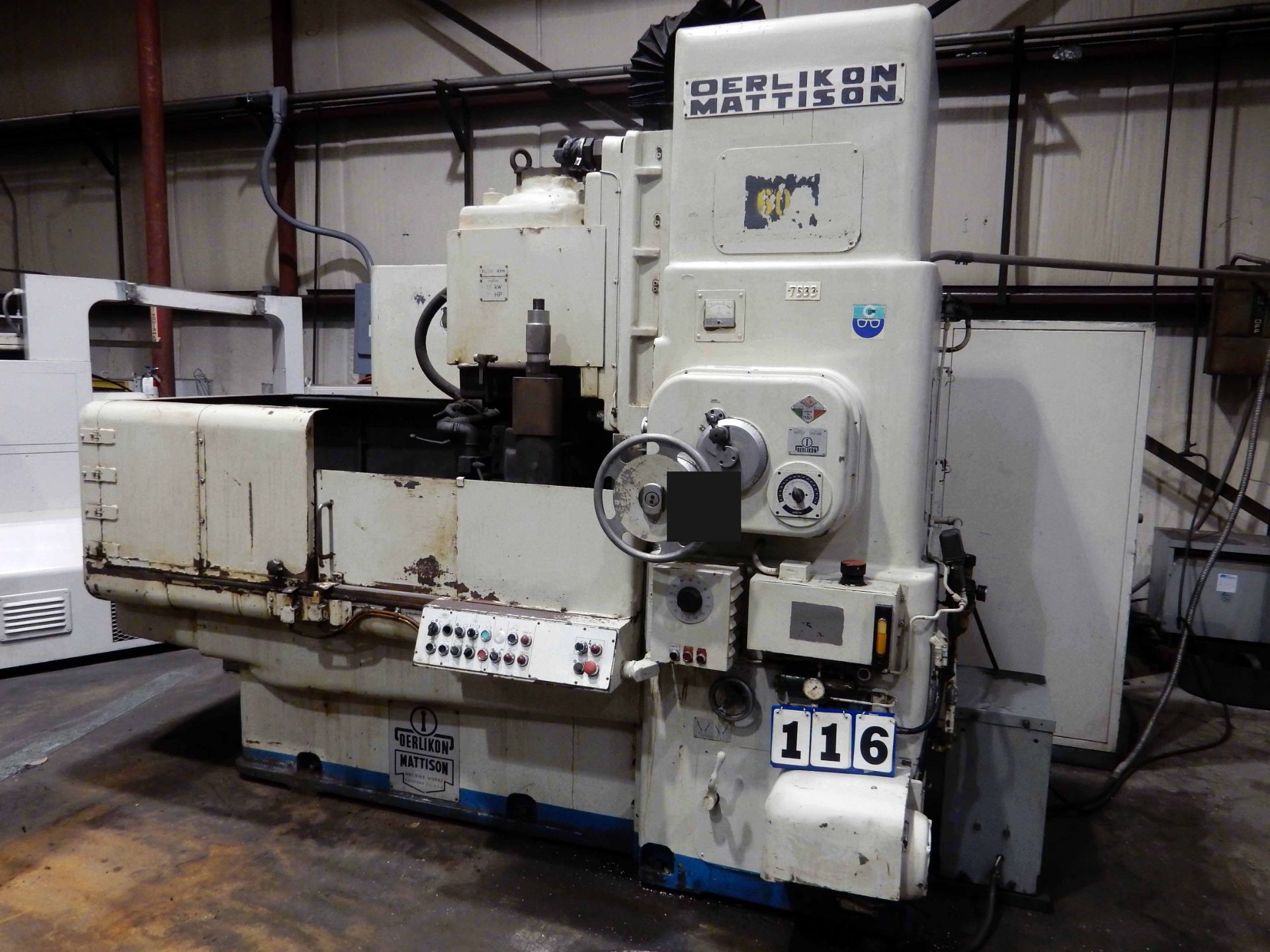 GRINDER, OERLIKON MATTISON MDL. ROTARY-Z4, 36" magnetic chuck, S/N EV-24-0608 (must be removed by