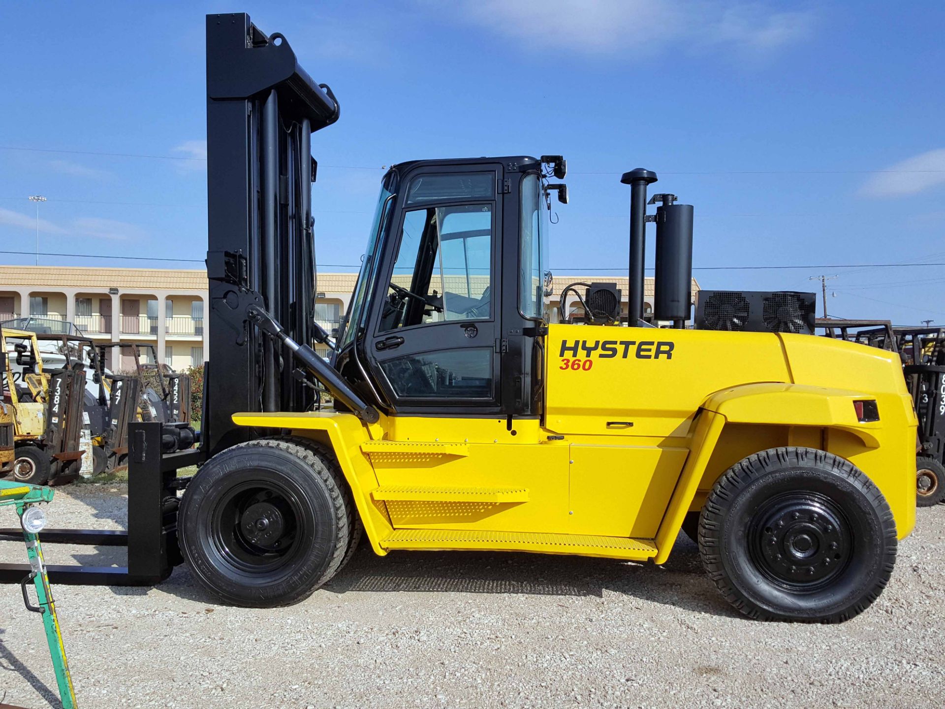 LARGE CAPACITY FORKLIFT, HYSTER 36,000 LB. CAP. MDL. H360HD, new 2006, diesel, 160" standard mast, - Image 2 of 2