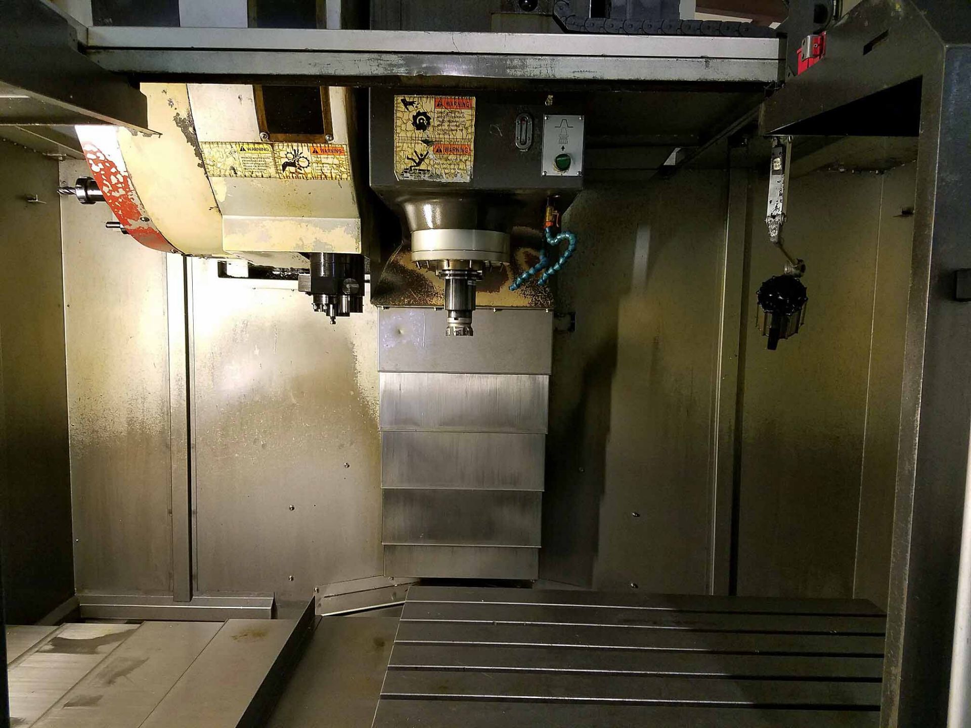 VERTICAL MACHINING CENTER, TOYODA AWEA MDL. BM-850, new 2006, Fanuc Series 18i-MB CNC control, 33" - Image 5 of 13