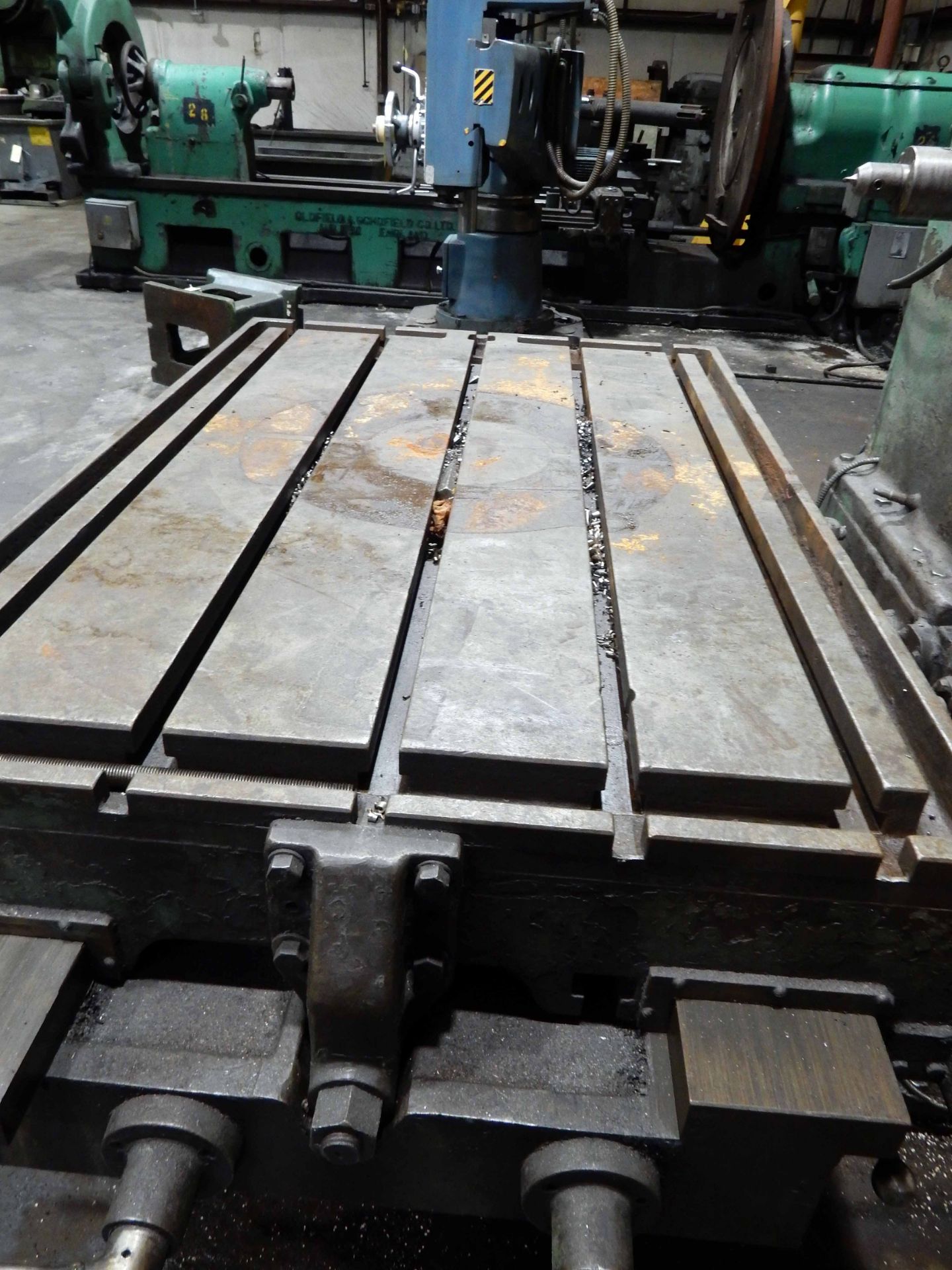 HORIZONTAL BORING MILL, CINCINNATI GILBERT, 43" x 65" table, Mitutoyo D.R.O., S/N N.A. (must be - Image 3 of 4