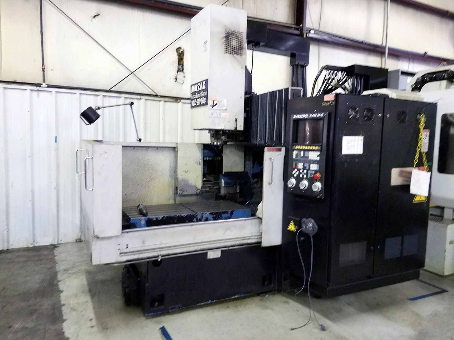 VERTICAL MACHINING CENTER, MAZAK MDL. VQC-20/50B, Mazatrol Cam M2 CNC control, 22" x 48-3/4" - Image 3 of 6