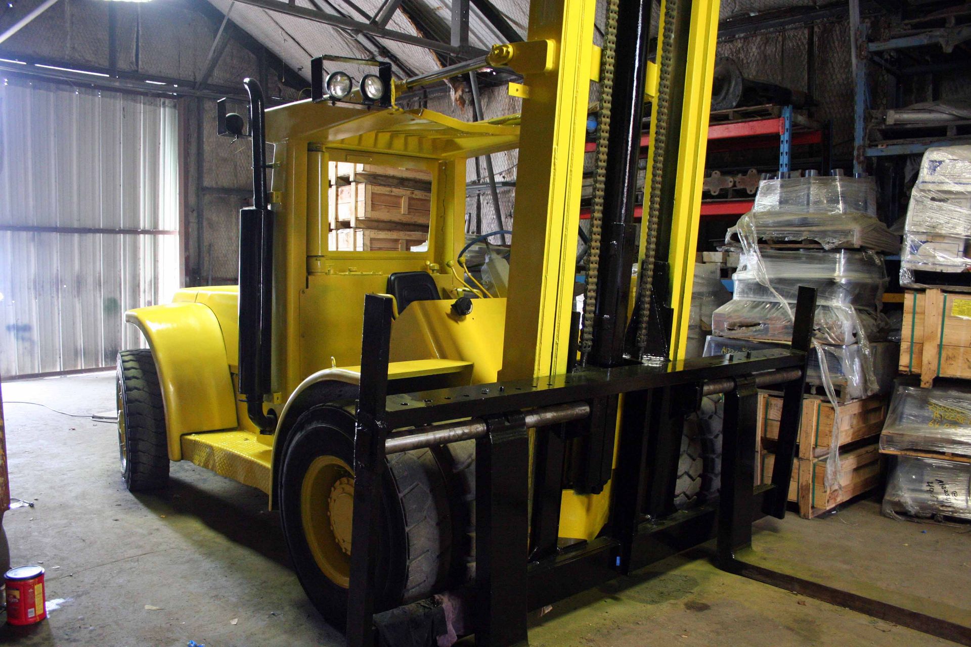 FORKLIFT, HYSTER 20,000 LB. CAP. MDL. H-250-H, 8'L. forks (Location 1)