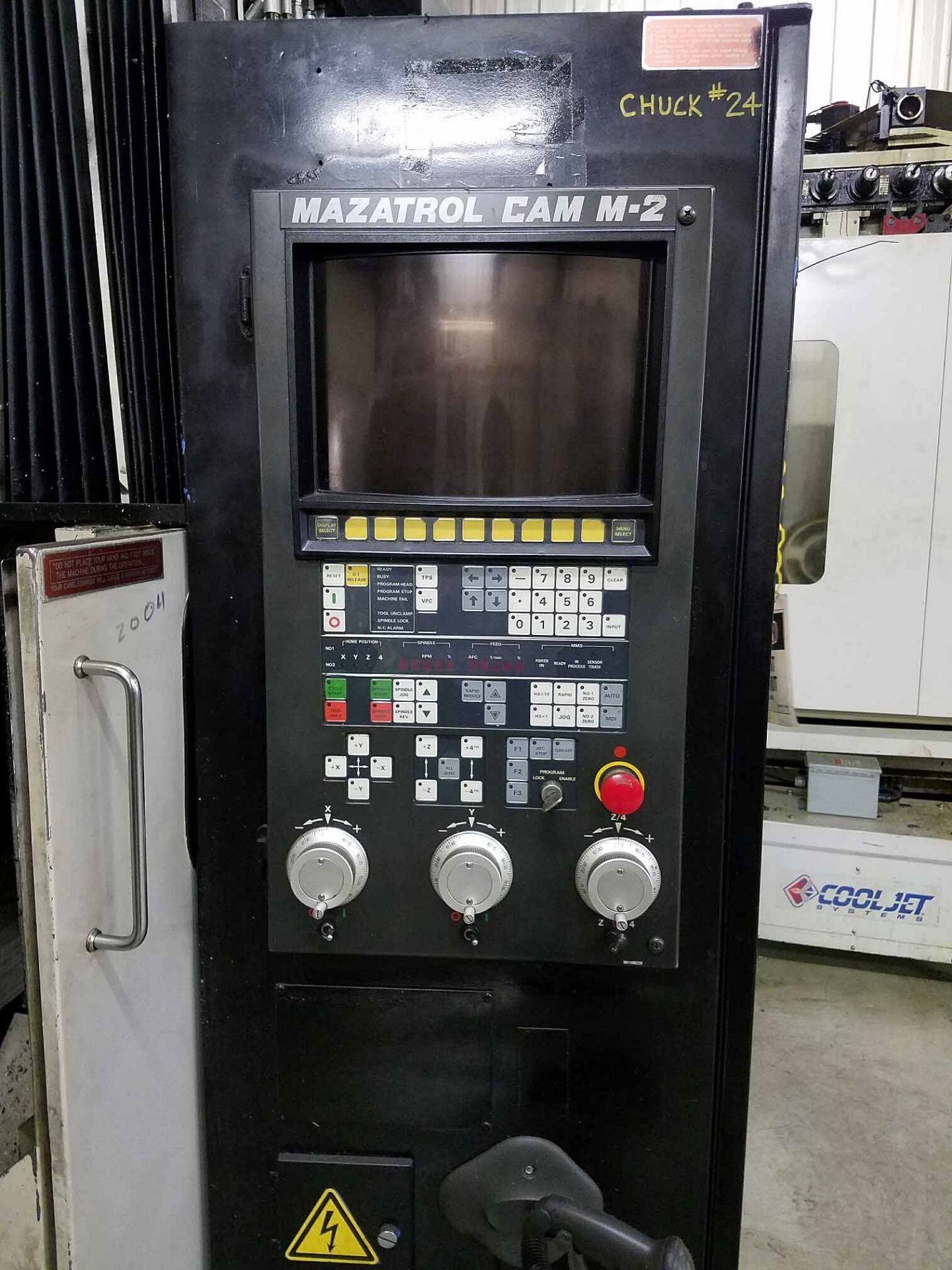 VERTICAL MACHINING CENTER, MAZAK MDL. VQC-20/50B, Mazatrol Cam M2 CNC control, 22" x 48-3/4" - Image 2 of 6