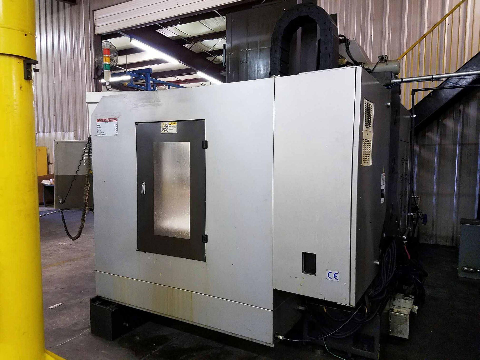 VERTICAL MACHINING CENTER, TOYODA AWEA MDL. BM-850, new 2006, Fanuc Series 18i-MB CNC control, 33" - Image 11 of 13