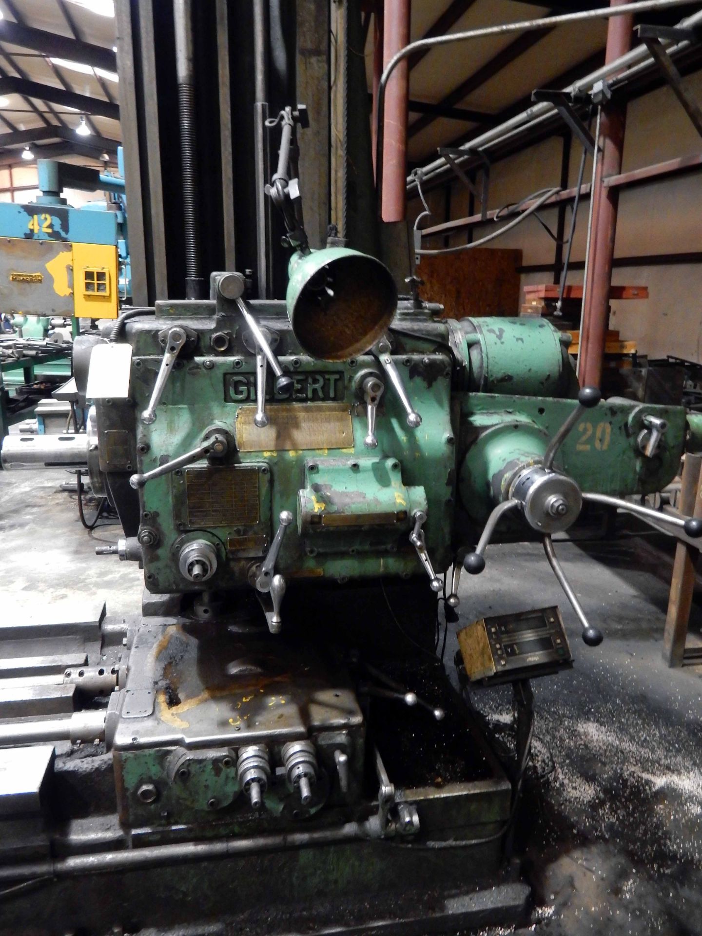 HORIZONTAL BORING MILL, CINCINNATI GILBERT, 43" x 62" table (must be removed by April 13) ( - Image 3 of 3