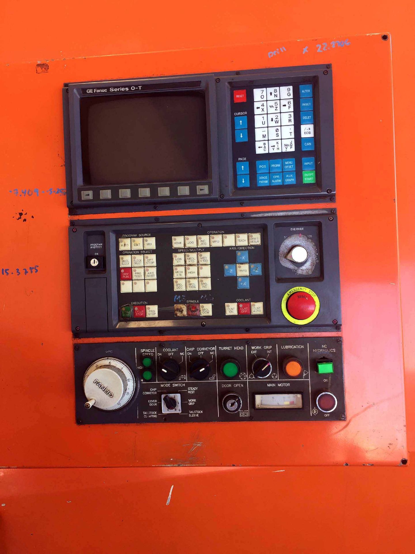 CNC LATHE, MARATHON MDL. EXCEL SL-500, new 1994, Fanuc O-T CNC control, 18" max. turning dia., 24" - Image 2 of 8