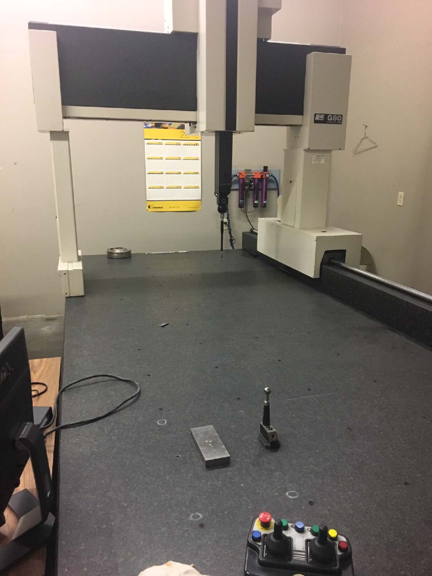 LARGE CAPACITY COORDINATE MEASURING MACHINE, LK MDL. G80 MICROVECTOR TRAVELING GANTRY TYPE DESIGN, - Image 2 of 5