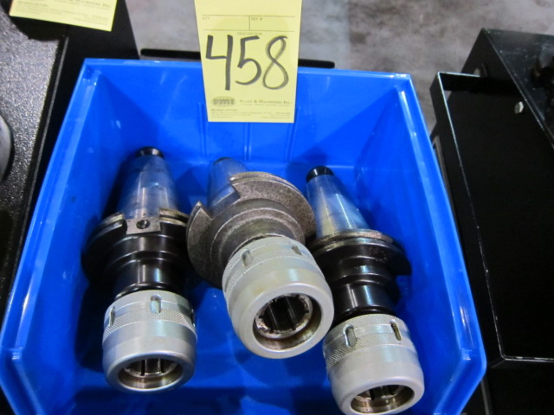 LOT OF COLLET TOOLHOLDERS (3), #50 taper