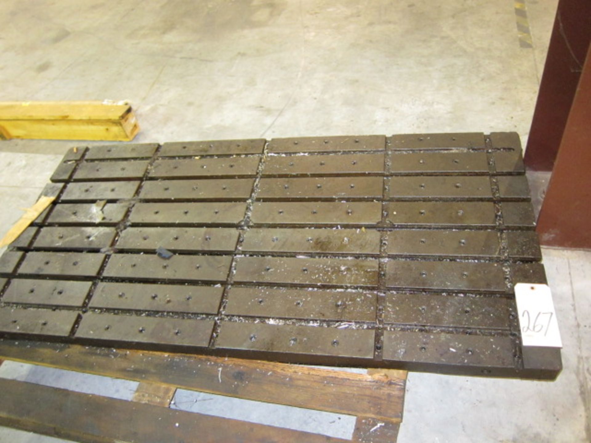 T-SLOTTED PLATE, 62" x 30" x 3-1/2"