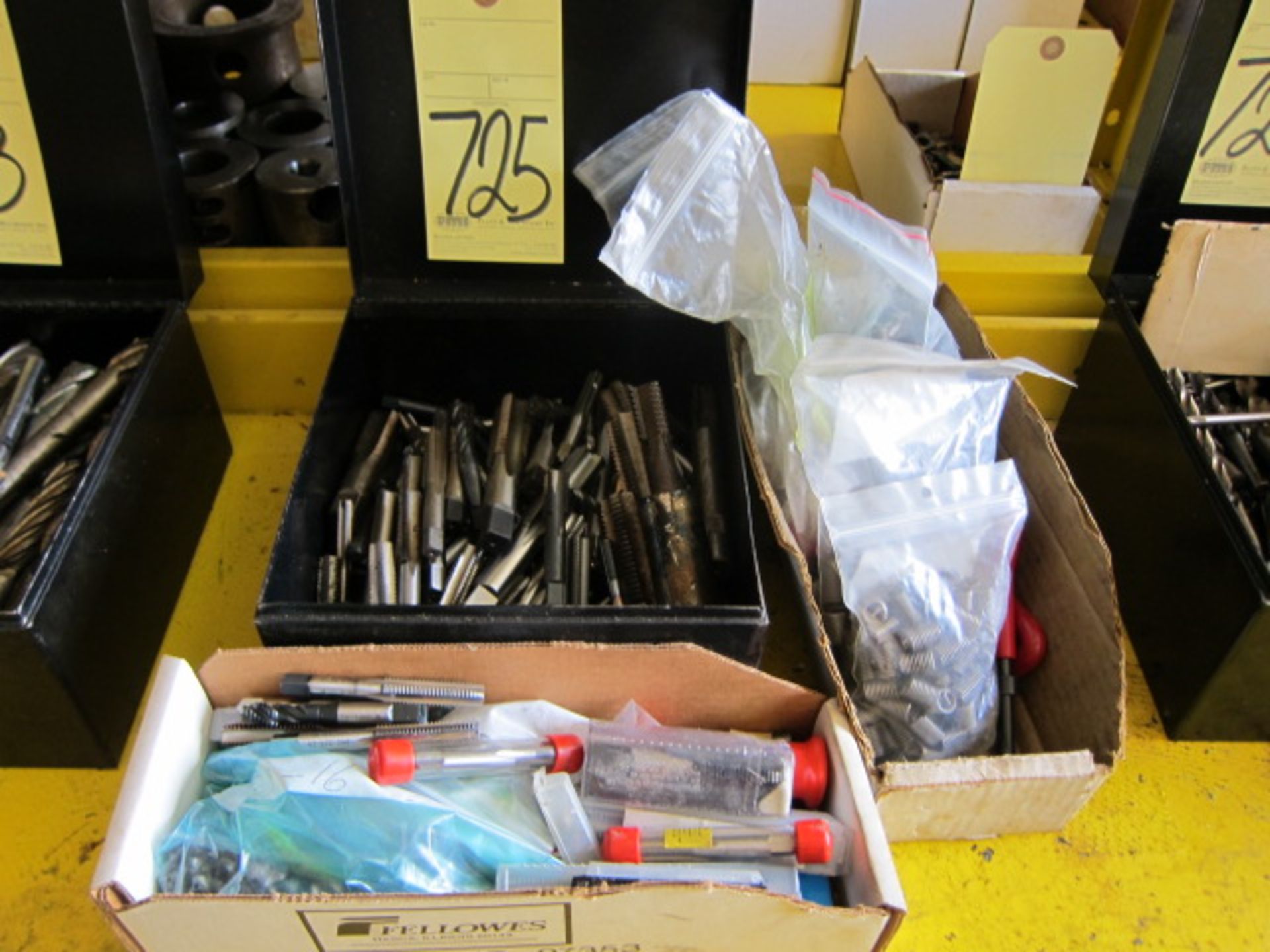 LOT CONSISTING OF: taps & thread repair kits (in three boxes)