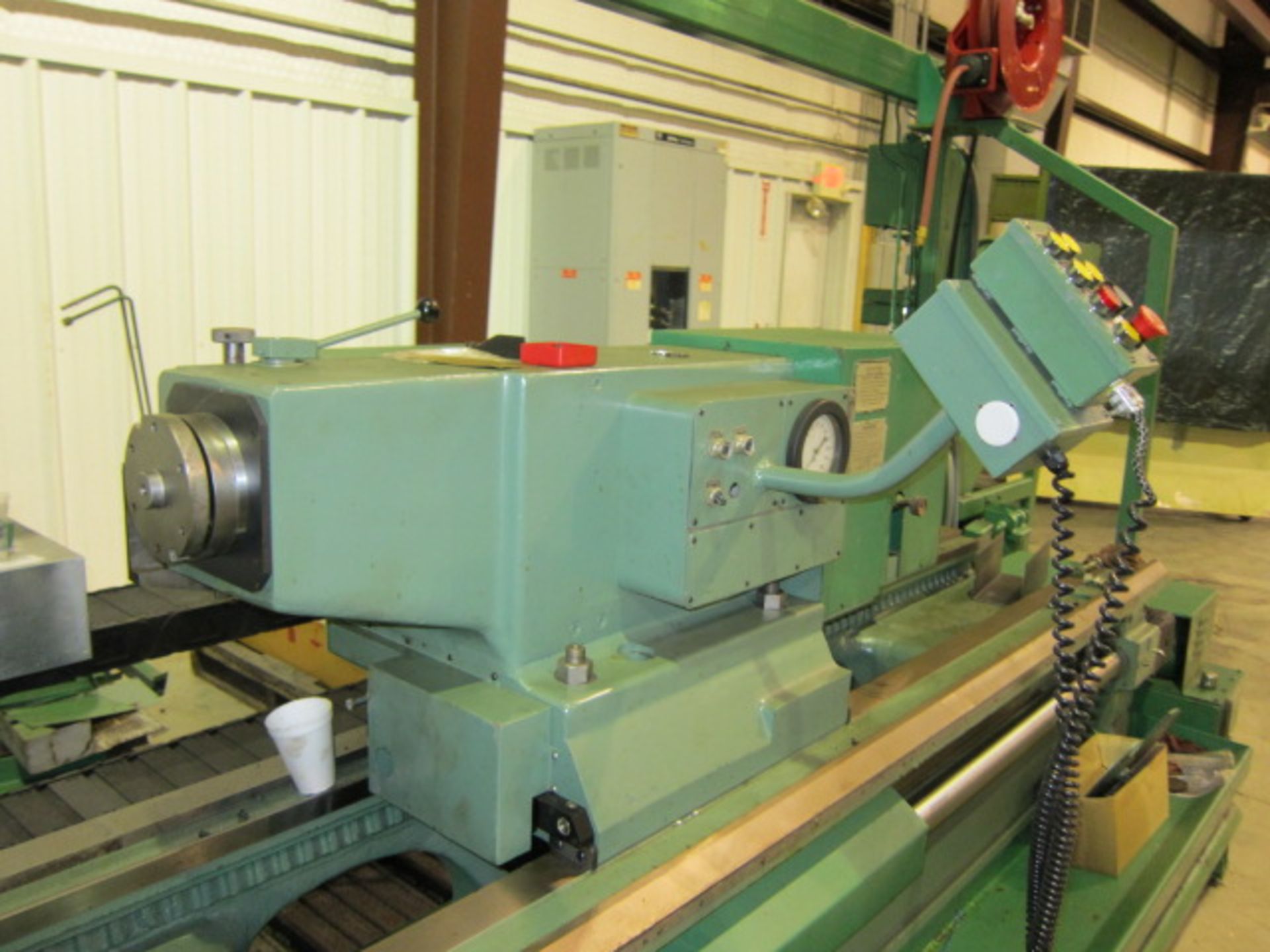 CNC HOLLOW SPINDLE LATHE, LODGE & SHIPLEY MDL. PROFITURN 40, rebuilt & retrofitted 2015 w/Fanuc 0iTD - Image 5 of 15