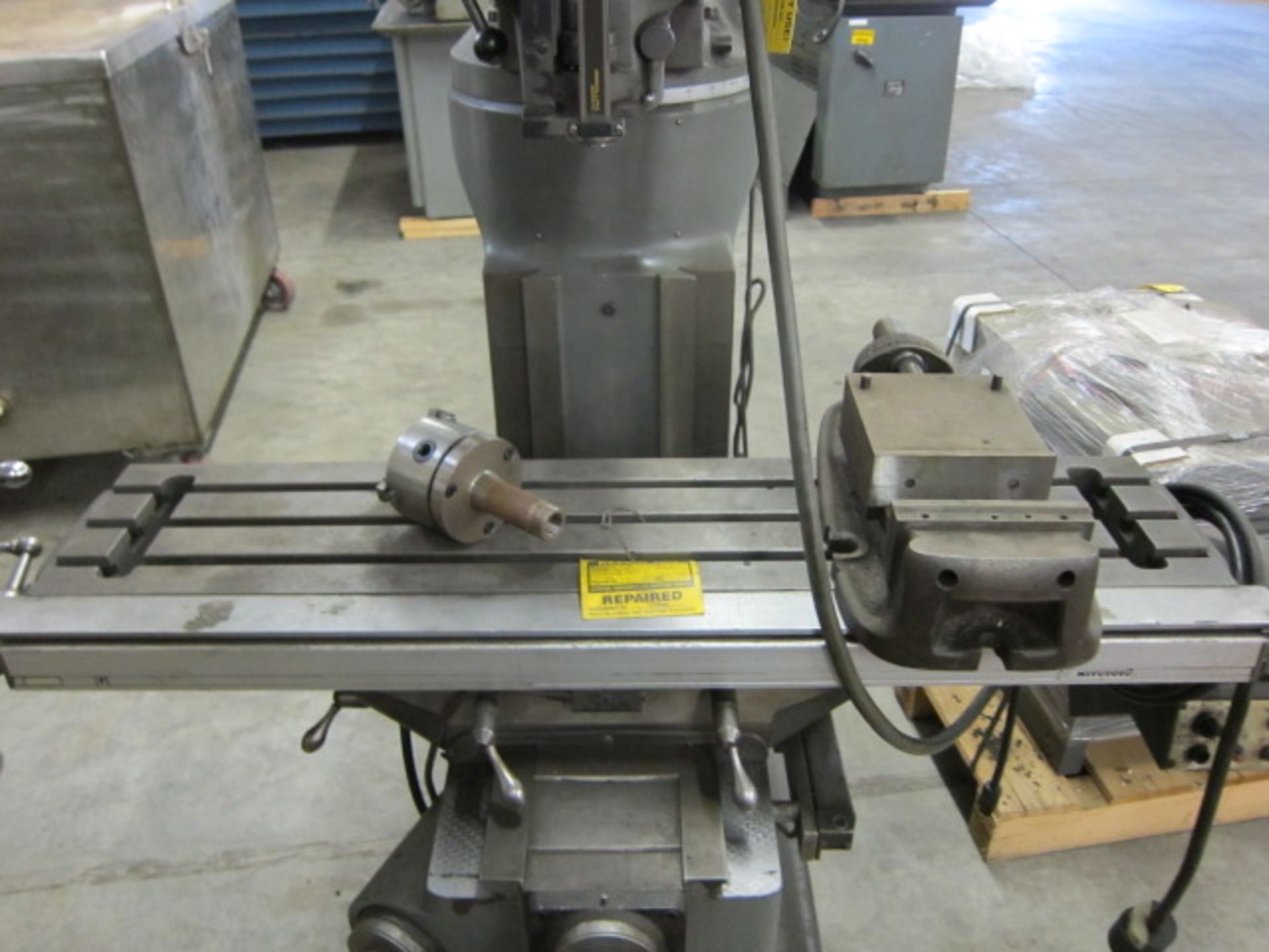 VERTICAL MILL BRIDGEPORT, 1 HP, 42" x 9" table, rapid traverse Mitutoyo readout, S/N 243550 (Sold by - Image 3 of 4
