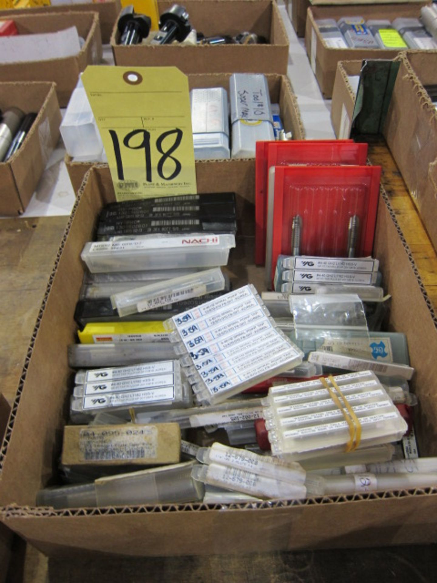LOT OF TAPS, assorted (in one box)