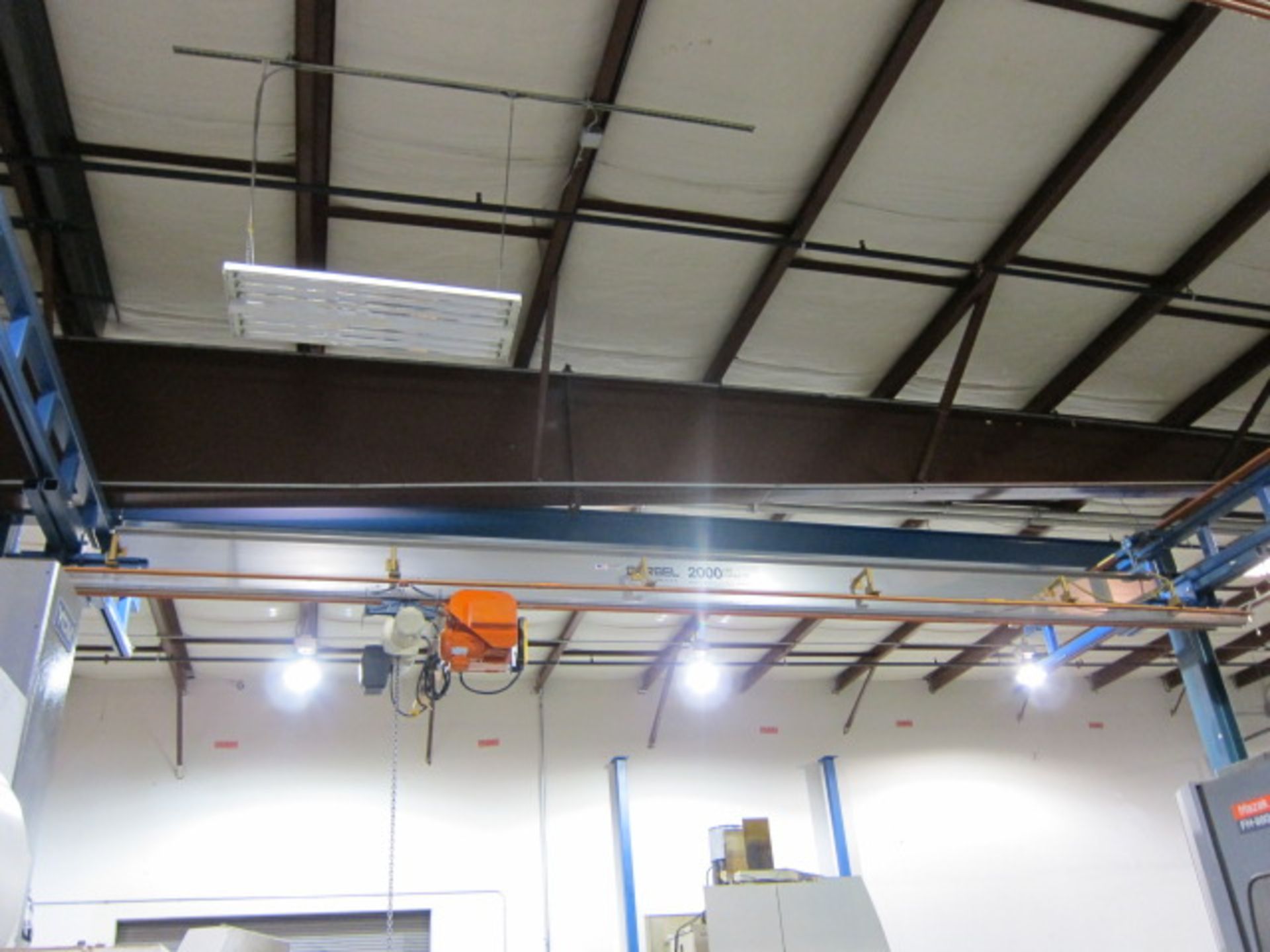 OVERHEAD HANDLING SYSTEM, GORBEL 36'-9"L. X 28'-6"W., 14'-6" ht. under bridge, (2) 2 T cap. - Image 3 of 9