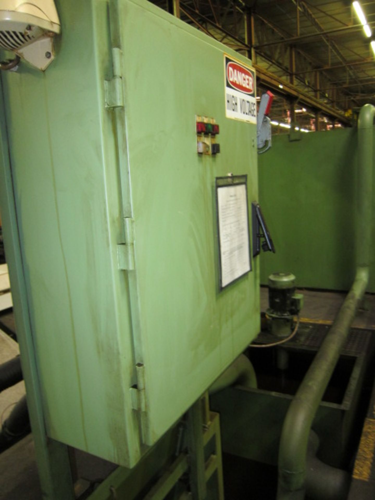 COUNTER ROTATING DEEP HOLE BORING MACHINE, WOHLENBERG MDL. PB2-1000 X 11M, new 1988, 39.37” sw. over - Image 22 of 31